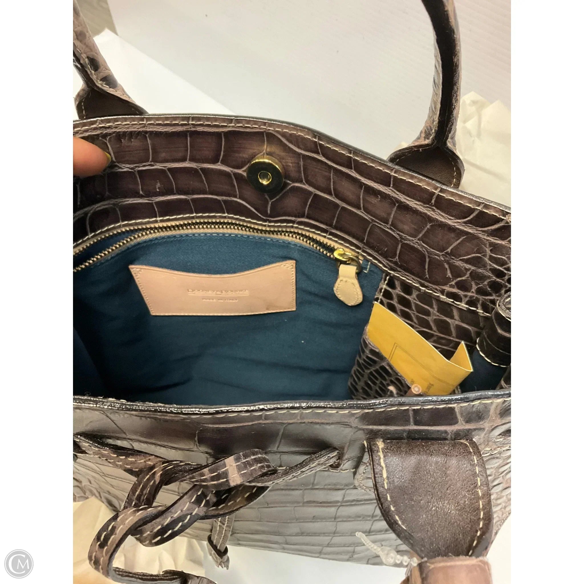 Handbag Designer By Dooney And Bourke, Size: Large