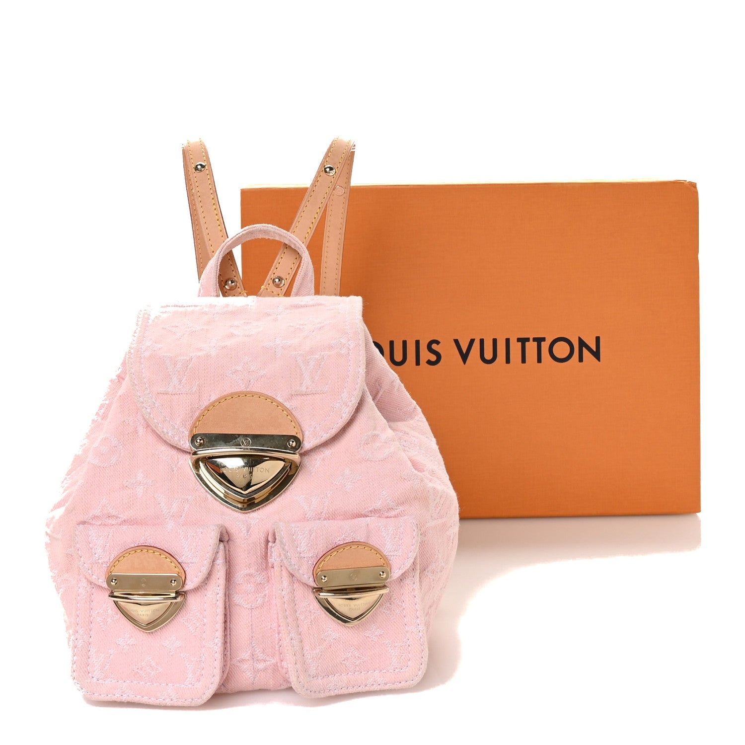 Denim Venice Backpack Washed Pink
