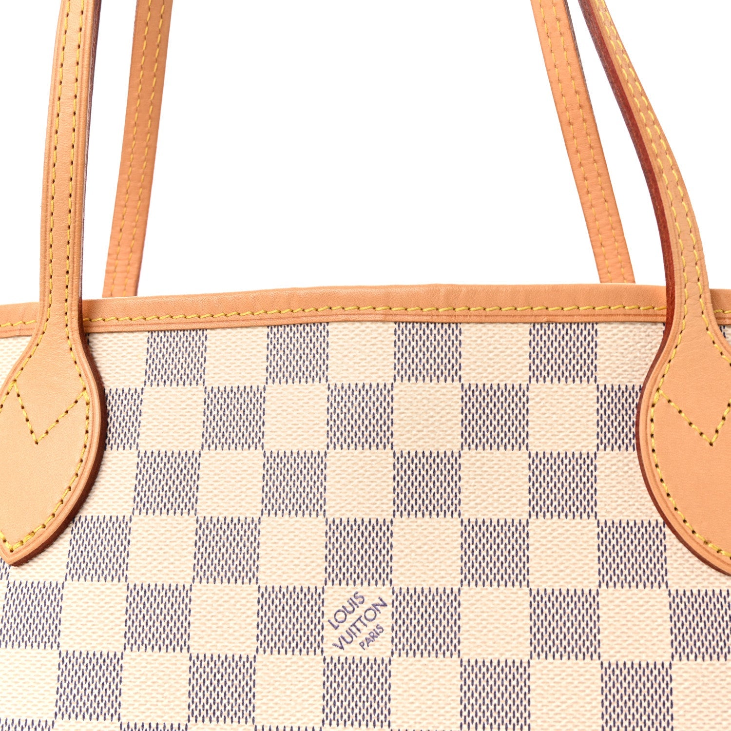 Damier Azur Neo Neverfull MM Rose Ballerine