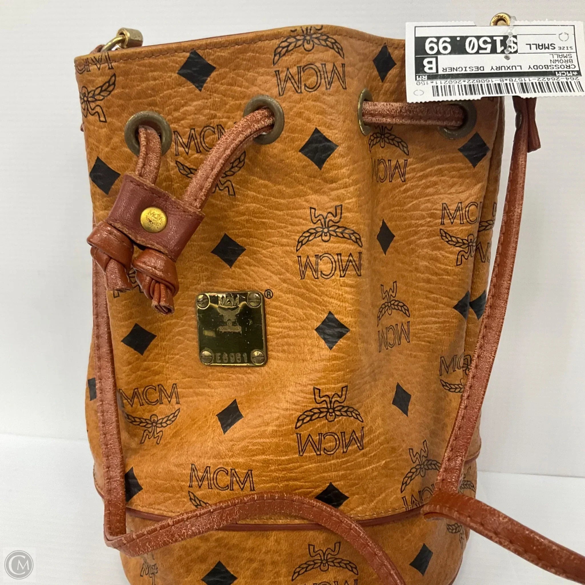 Vintage Crossbody Luxury Designer By Mcm, Size: Small