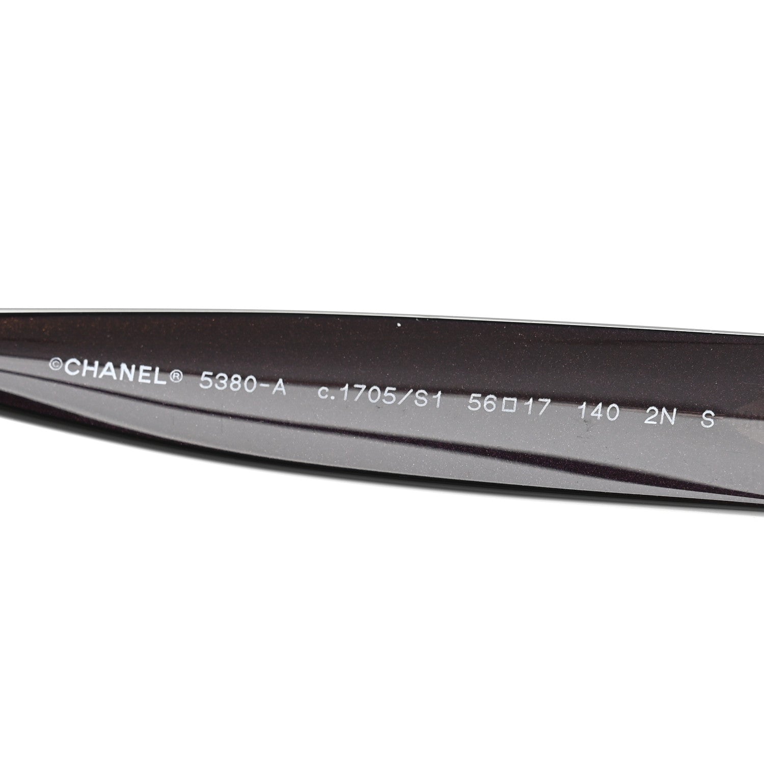 Acetate Polarized Square CC Sunglasses 5380 Purple
