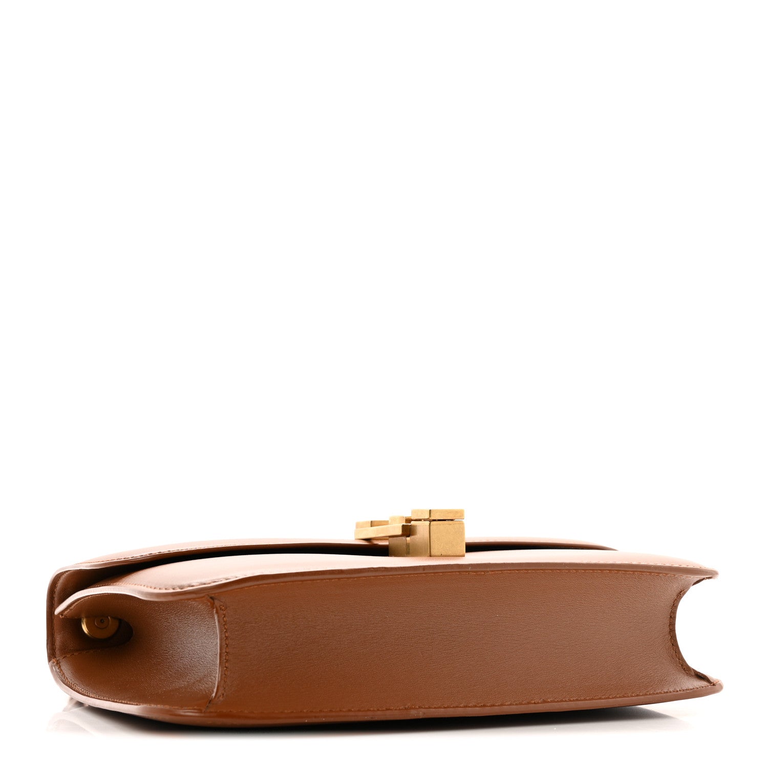 Smooth Calfskin Carre Satchel Brick