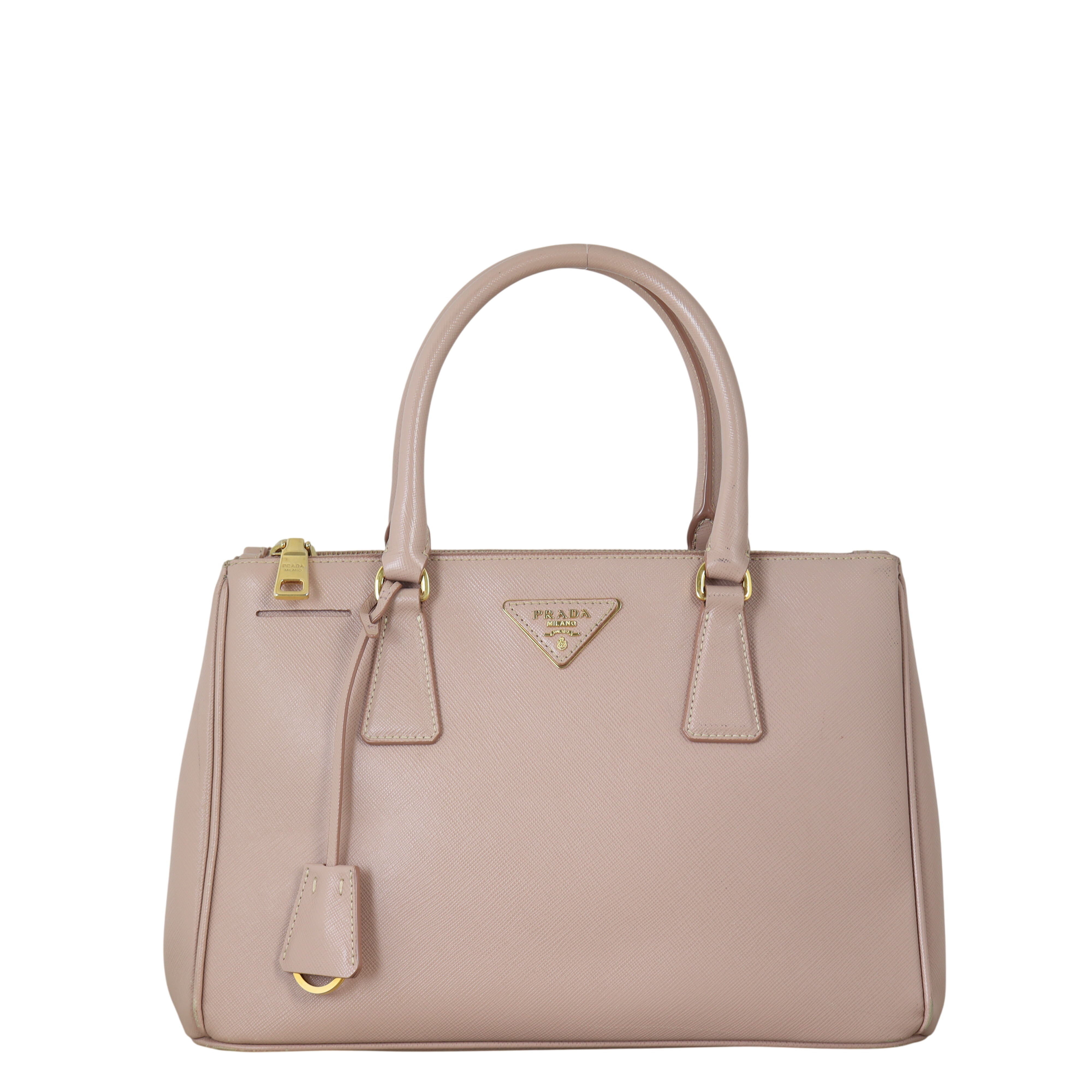 Prada Saffiano Lux Galleria Double Zip Tote Medium