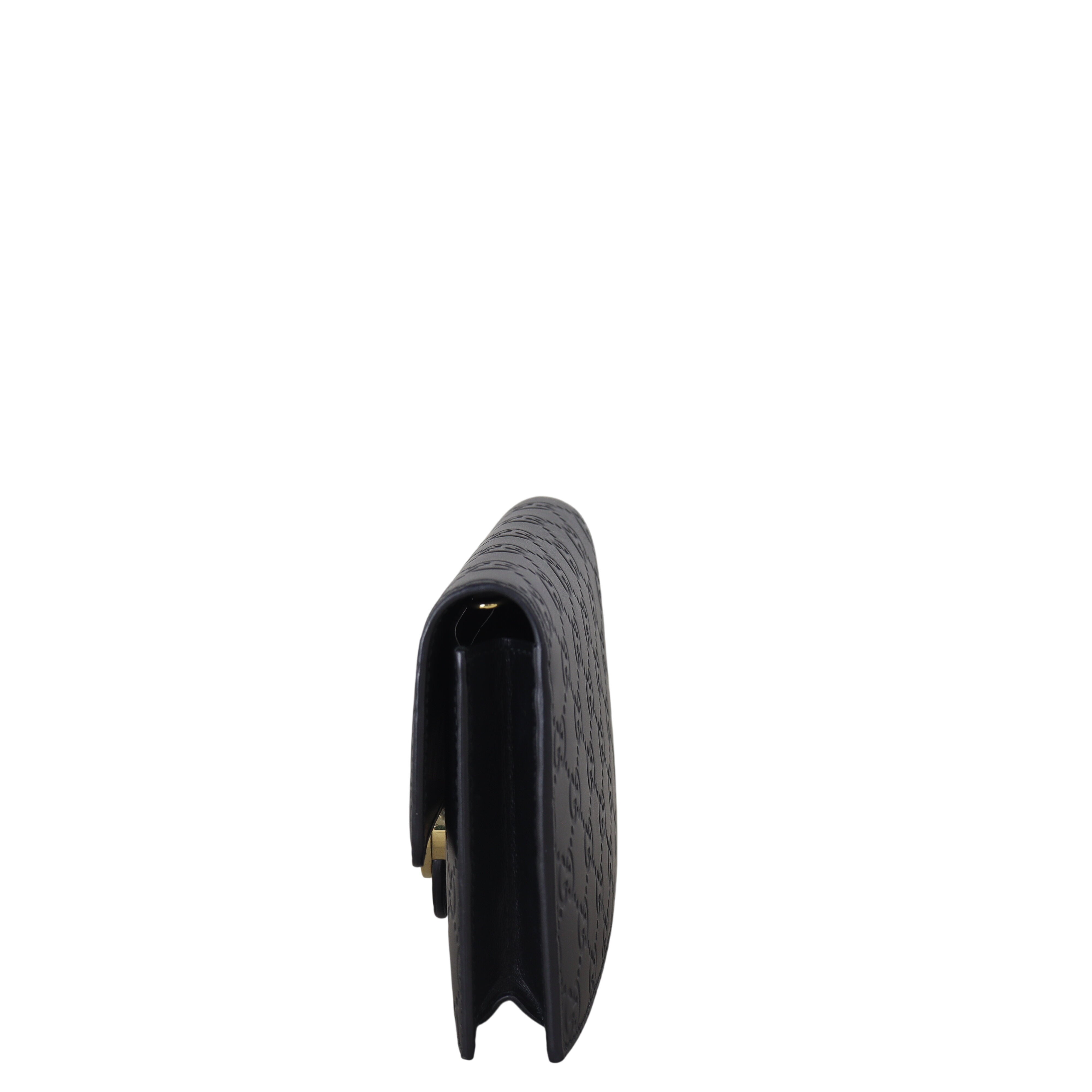 Gucci Guccissima Interlocking G Wallet on Chain