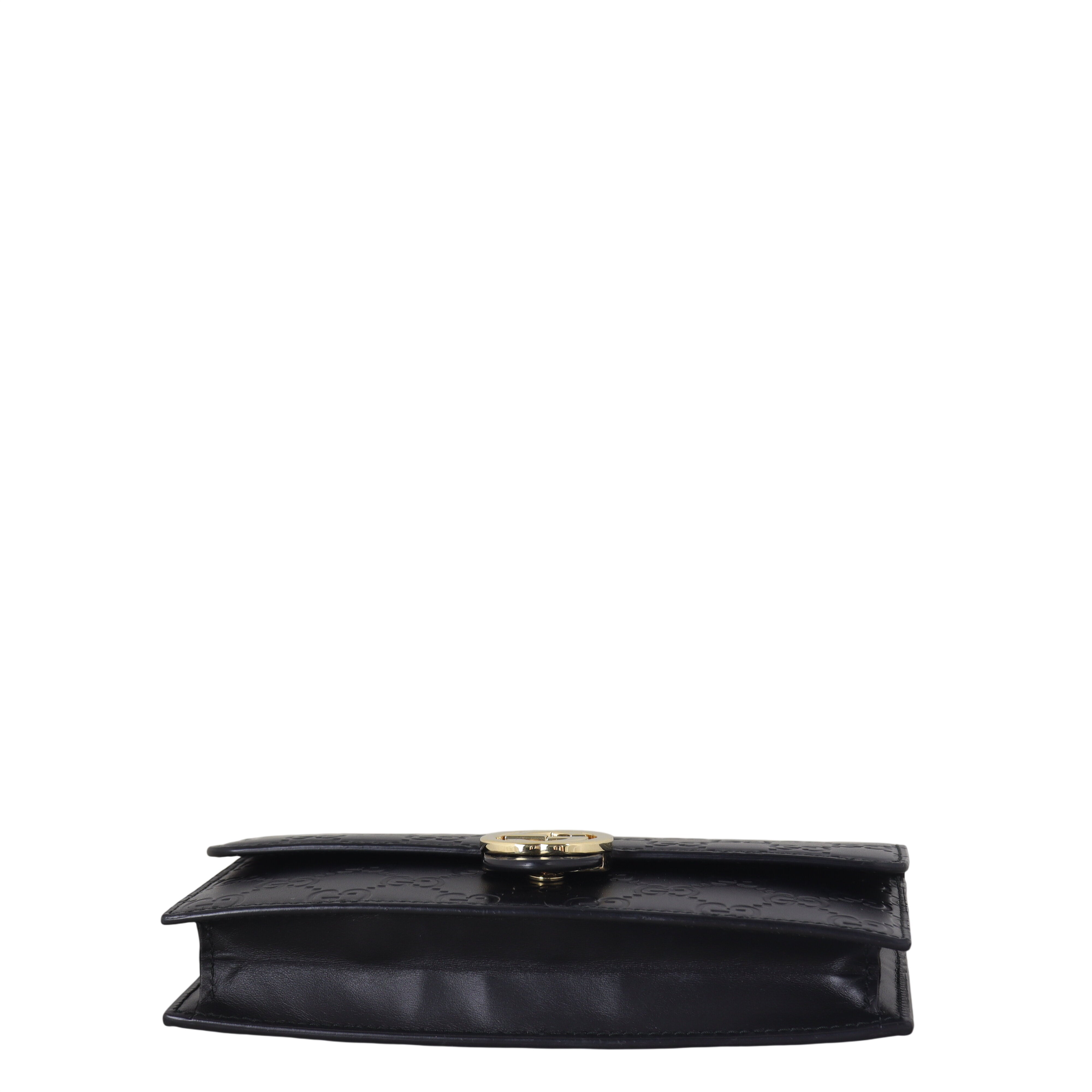 Gucci Guccissima Interlocking G Wallet on Chain
