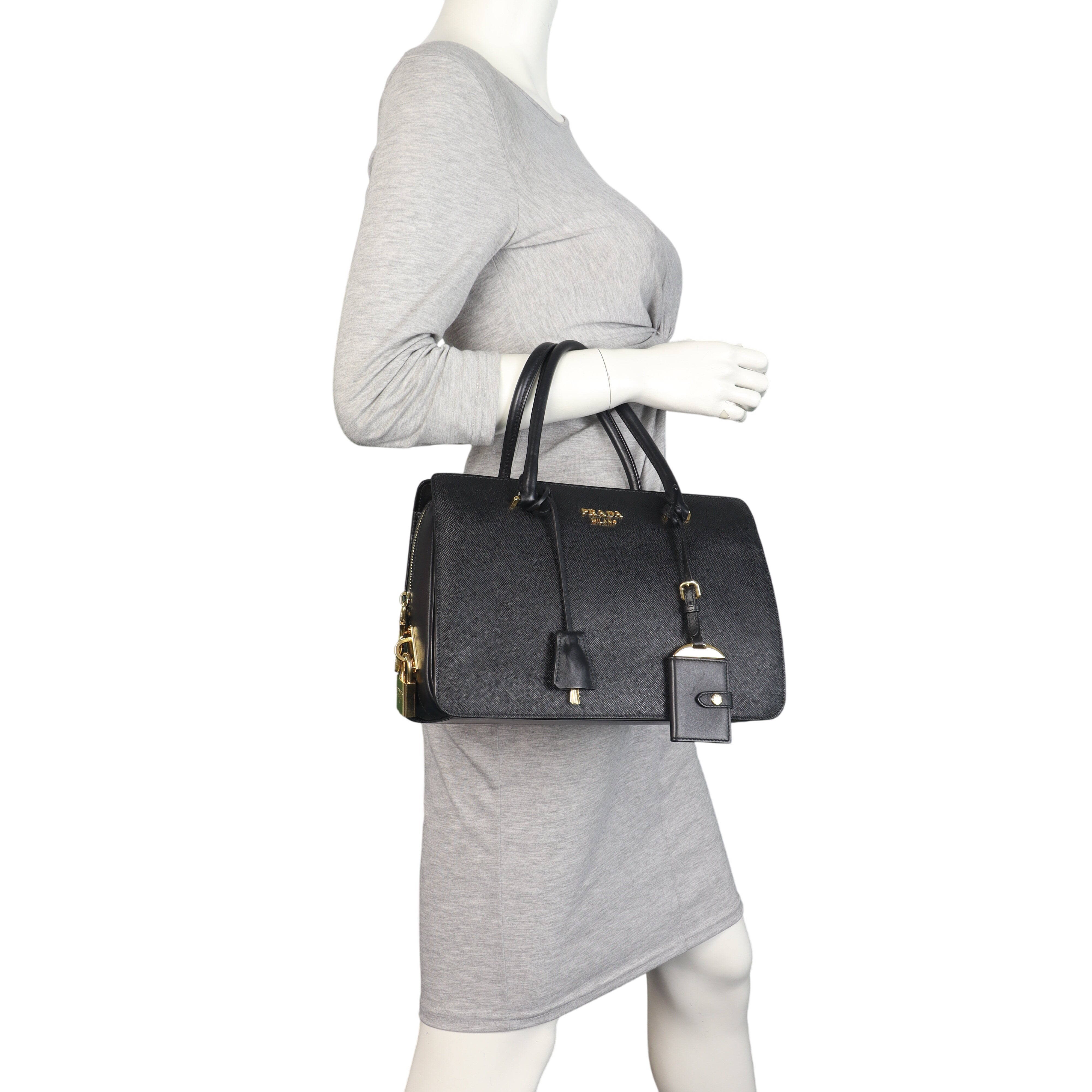 Prada Saffiano City Calf Tote