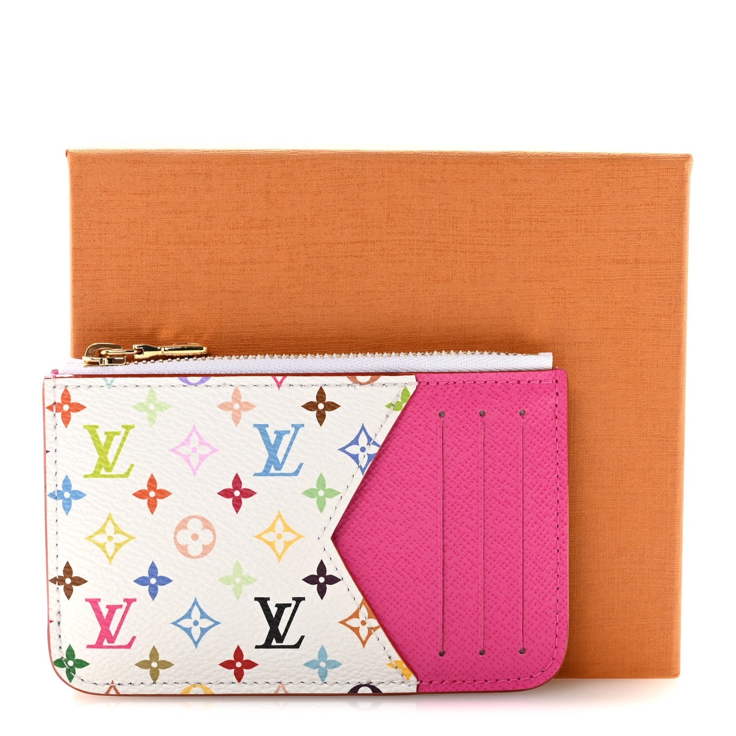 LV X TM Monogram Romy Card Holder Kawaii Pink