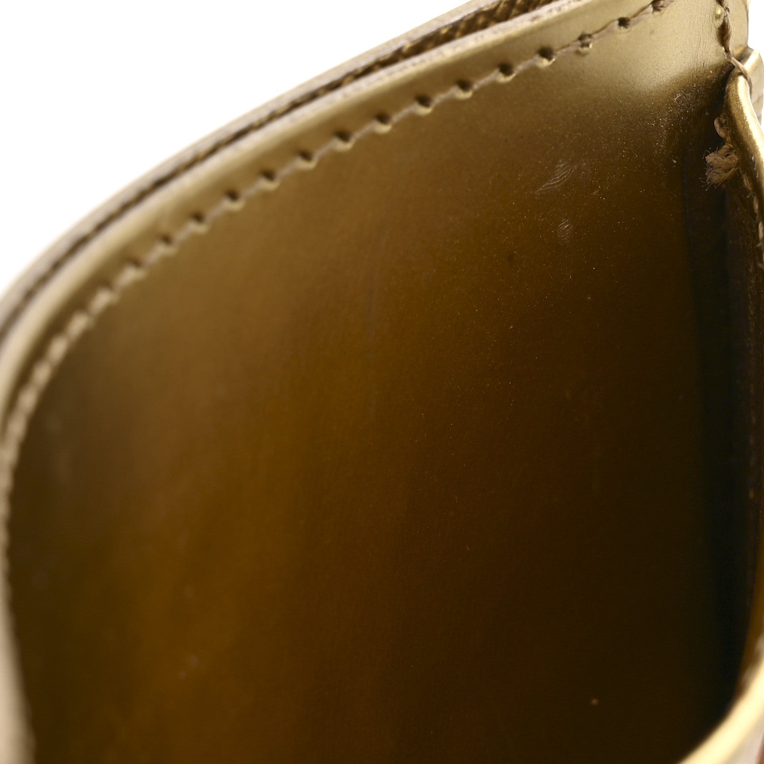 Epi Card Holder Gold