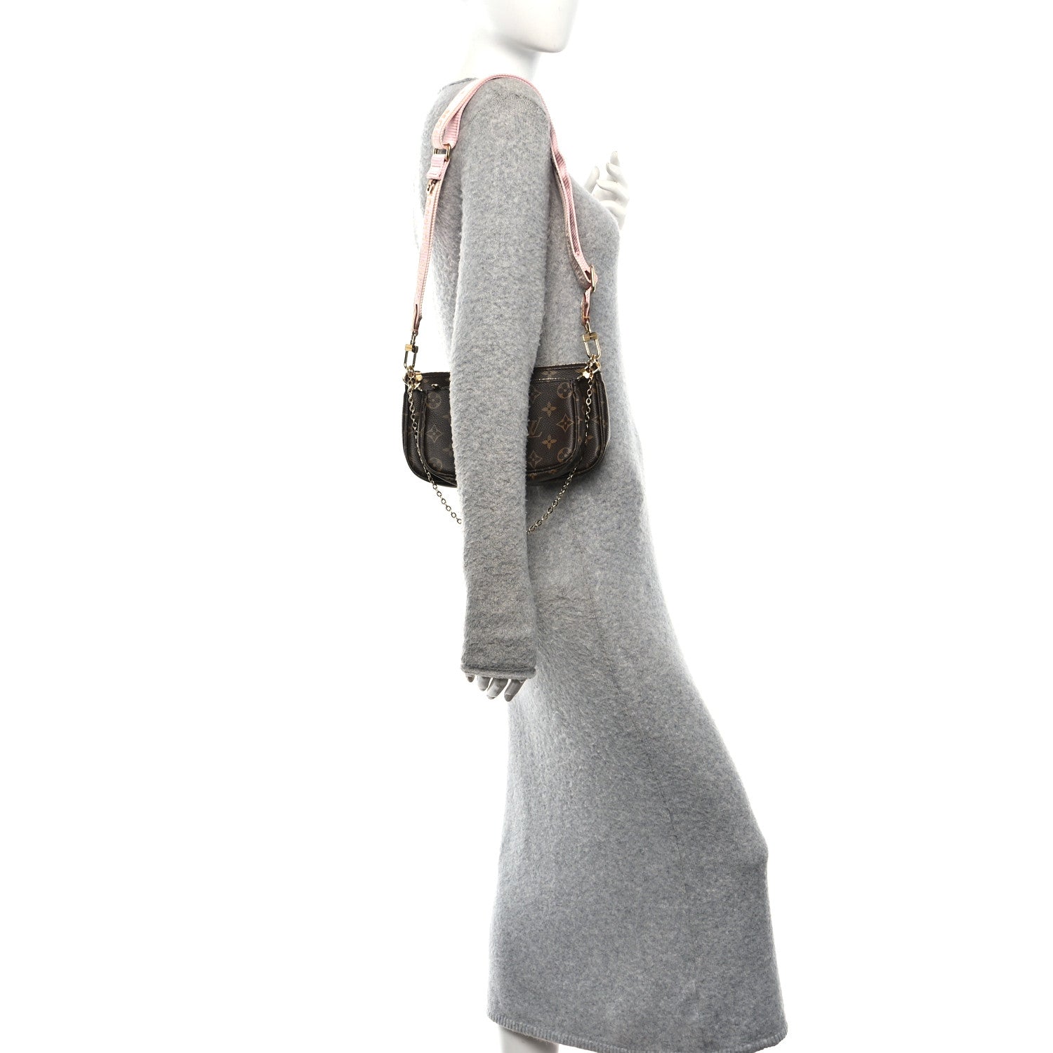 Monogram Multi Pochette Accessories Rose Clair