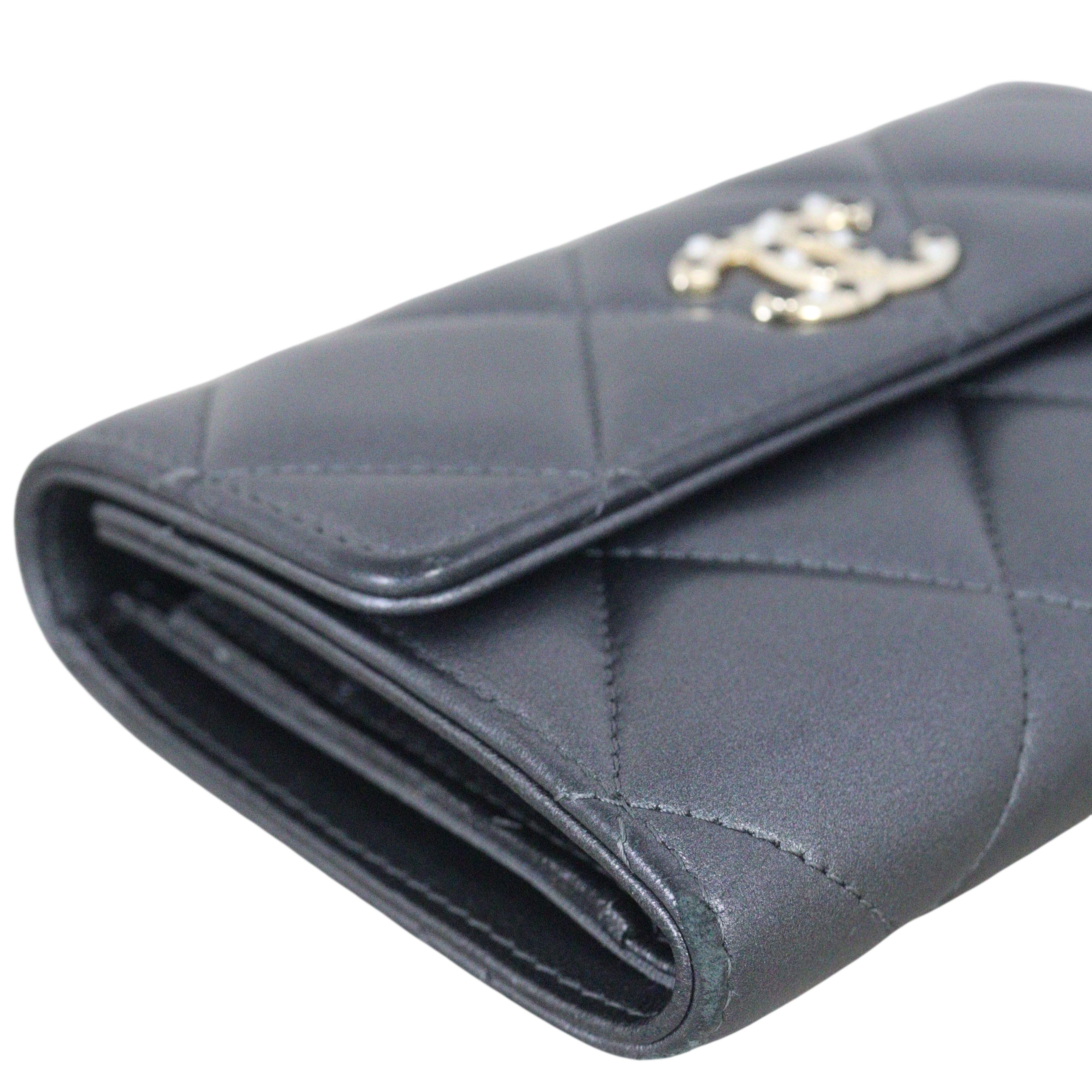 Chanel CC Trifiod Wallet Metallic