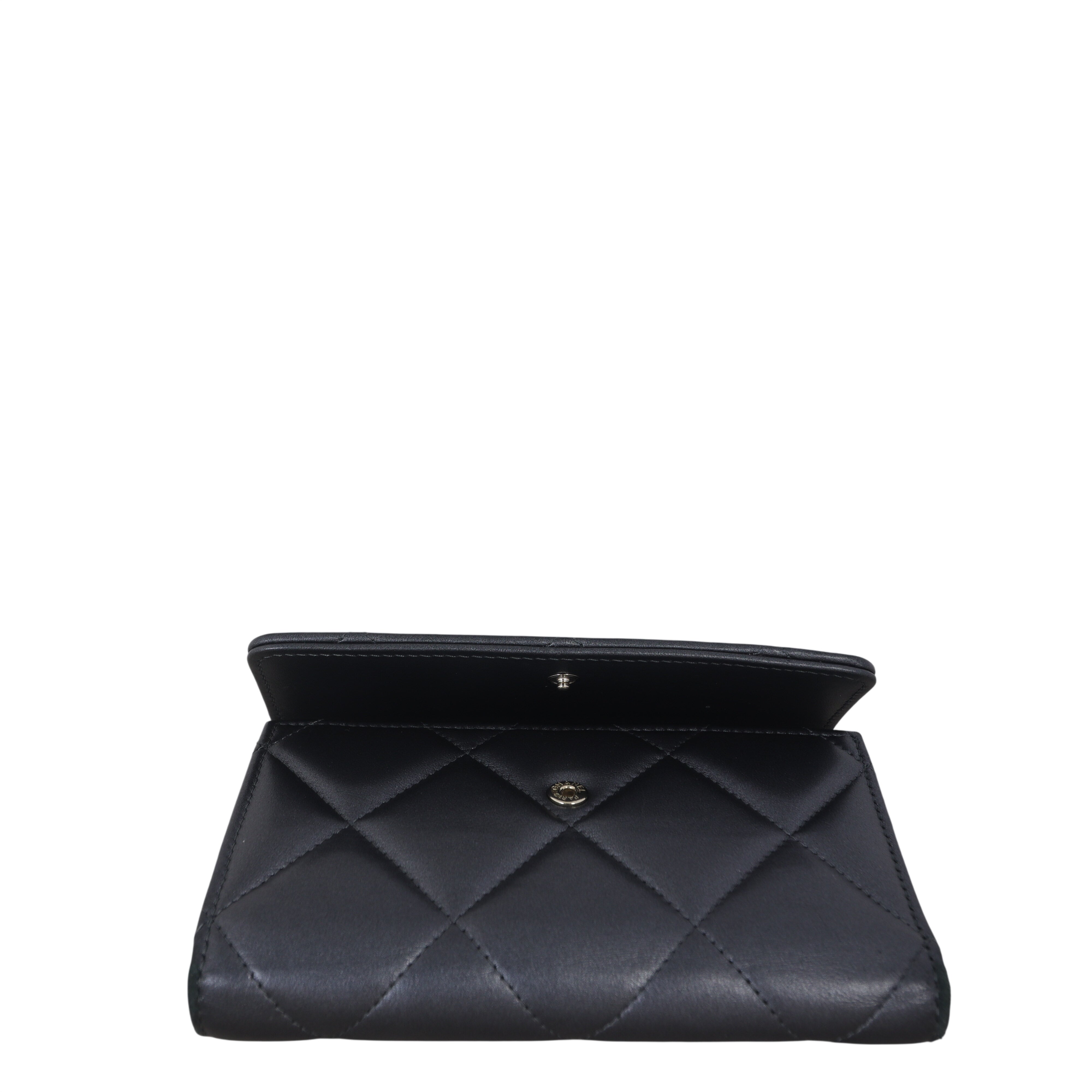 Chanel CC Trifiod Wallet Metallic