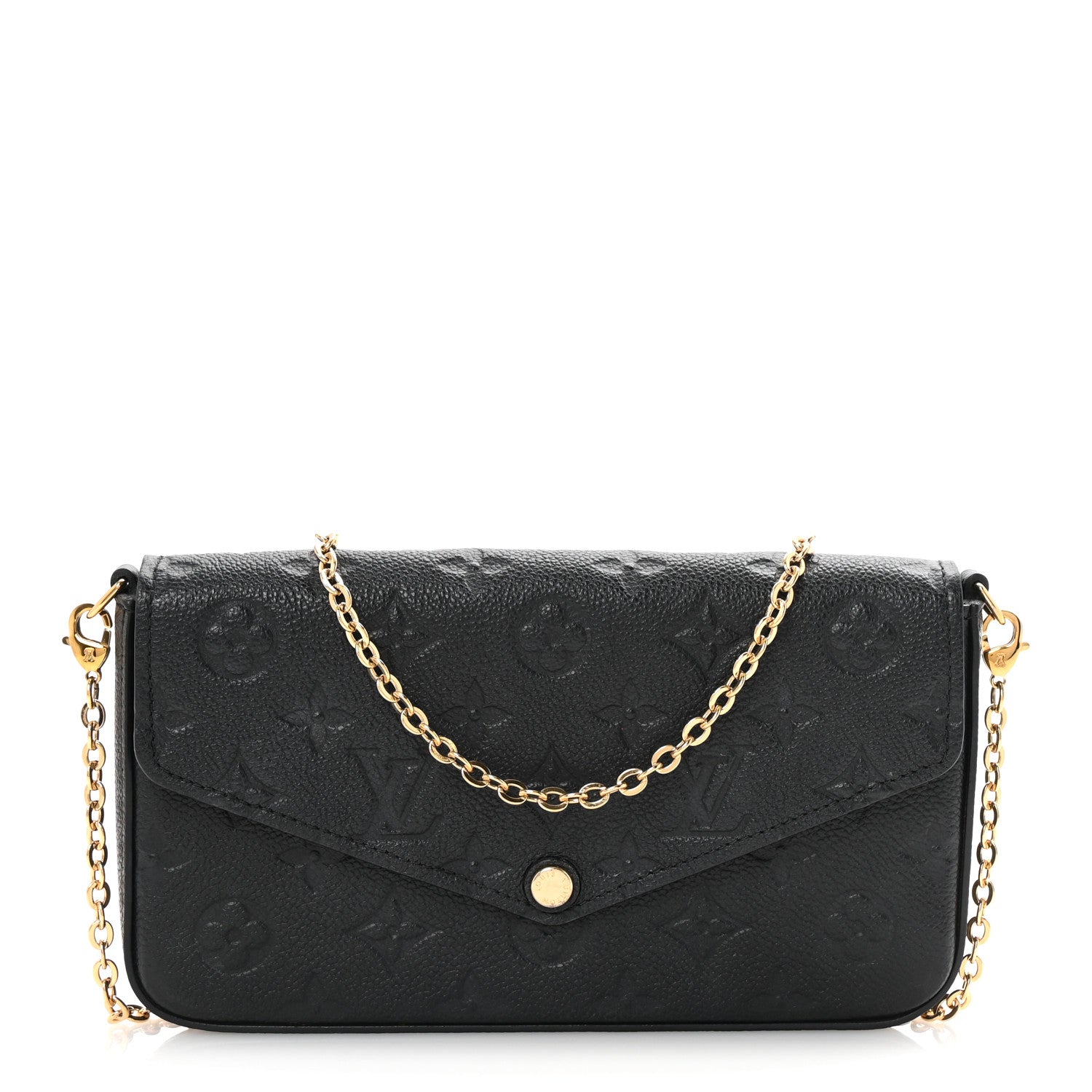 Empreinte Pochette Felicie Chain Wallet Black