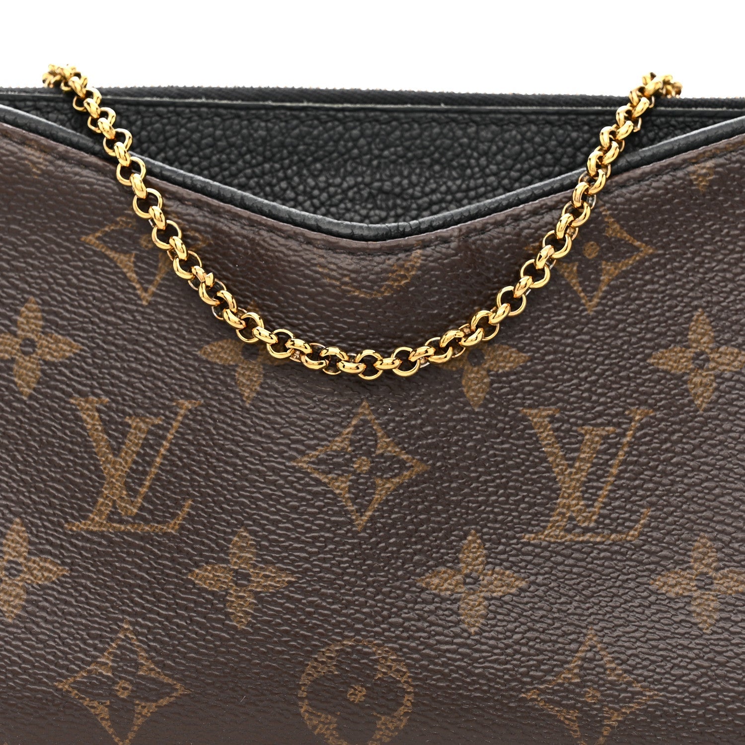 Monogram Pallas Clutch Black
