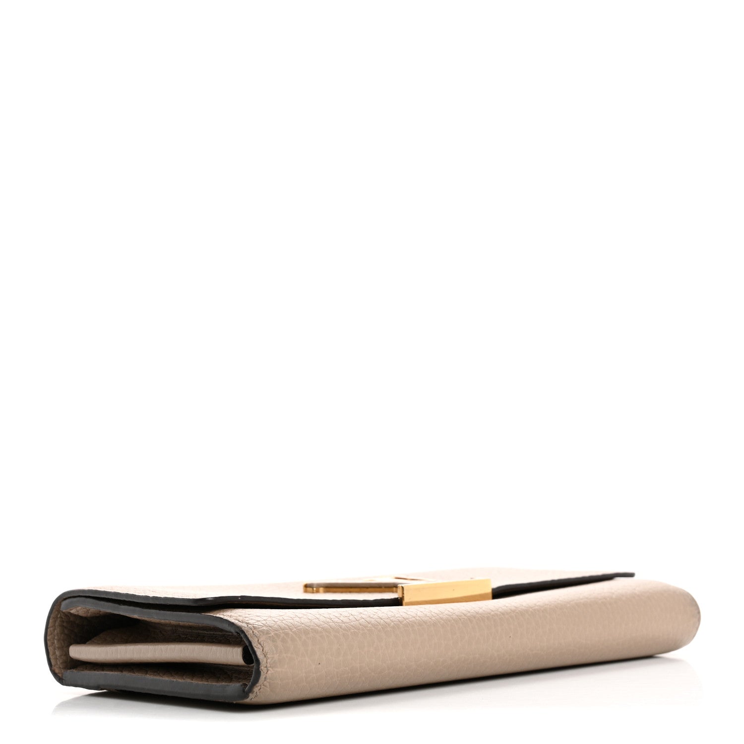 Taurillon Capucines Wallet Galet
