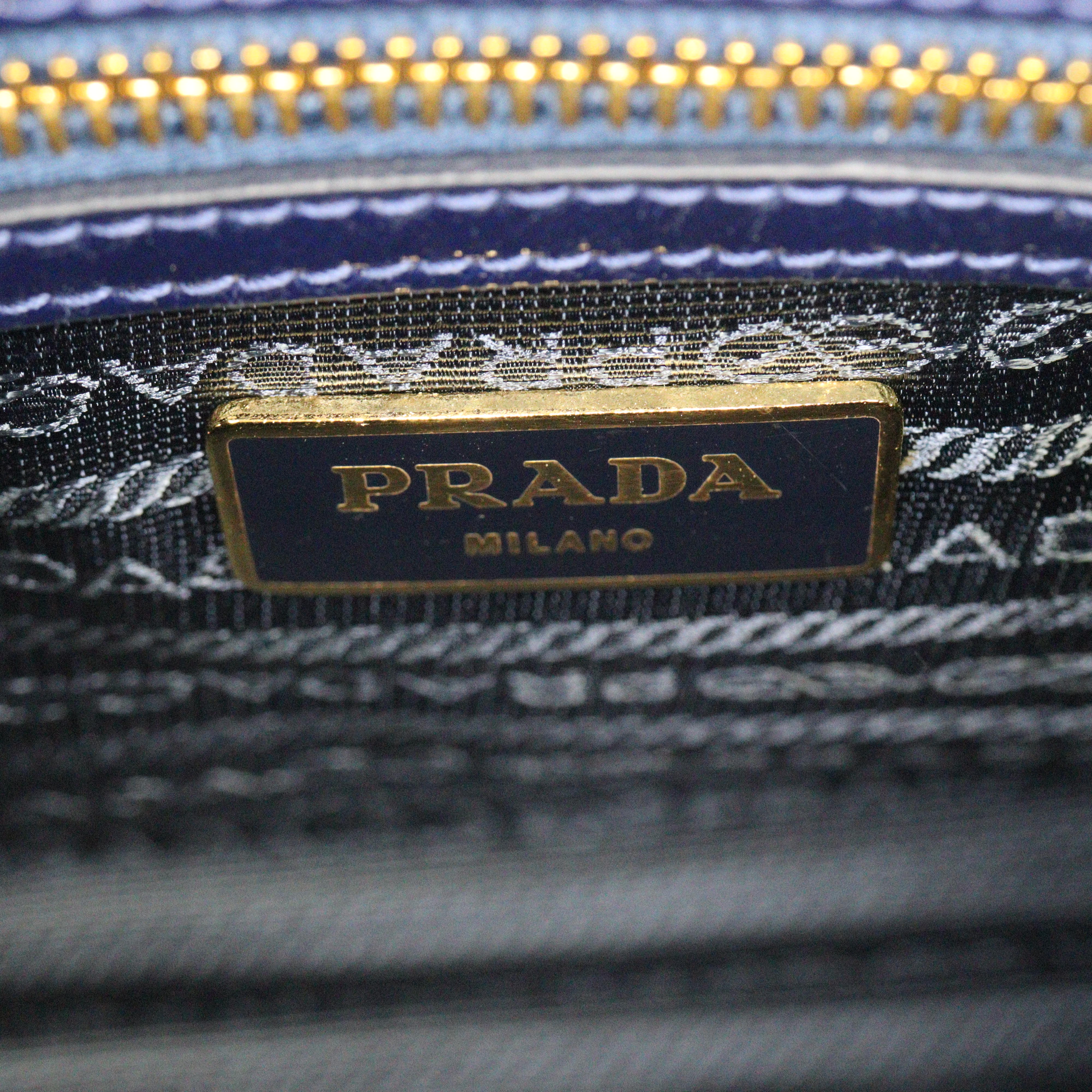 Prada Saffiano Vernice Bauletto Bag