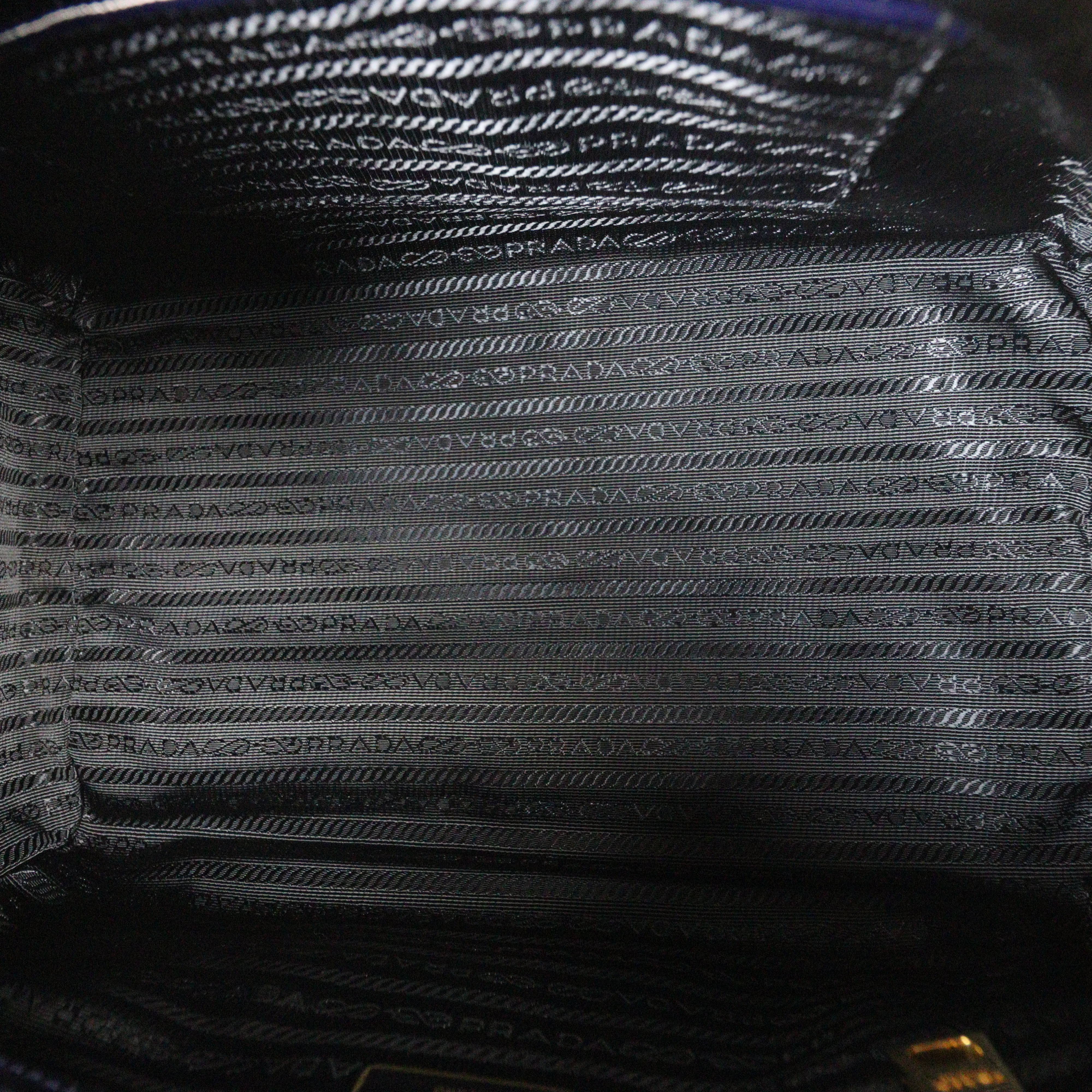 Prada Saffiano Vernice Bauletto Bag