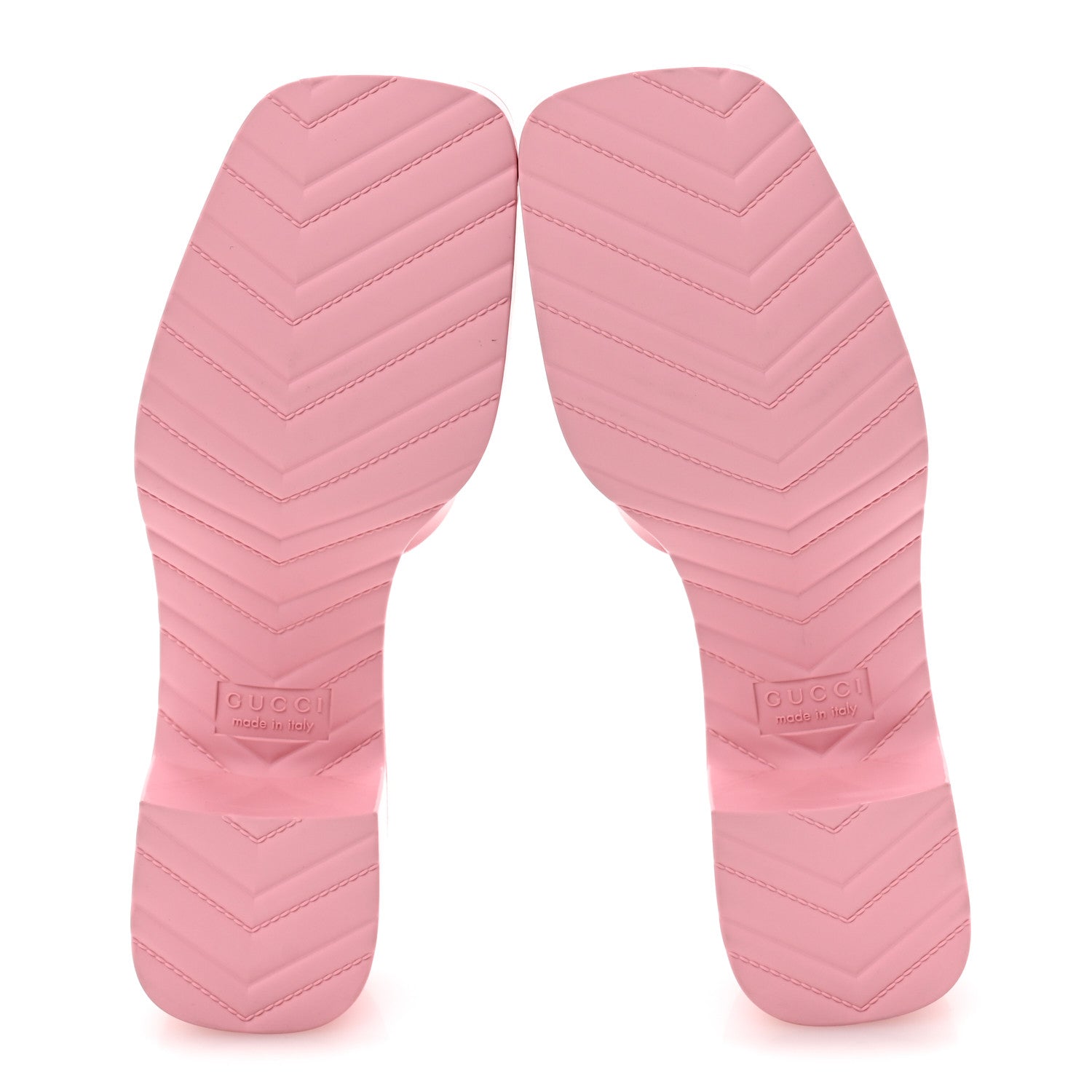 Rubber Gucci Logo Womens Platform 20/60mm Slide Sandals 37 Wild Rose