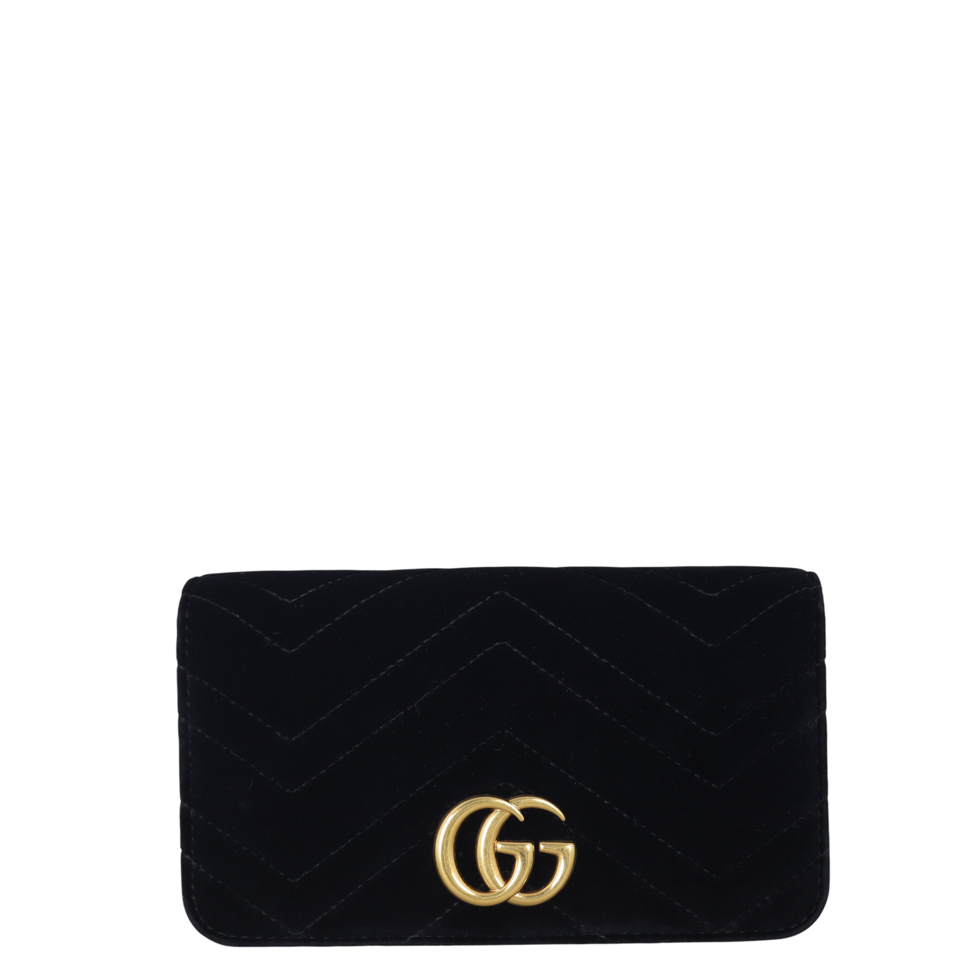 Gucci GG Marmont Velvet Super Mini Shoulder Bag