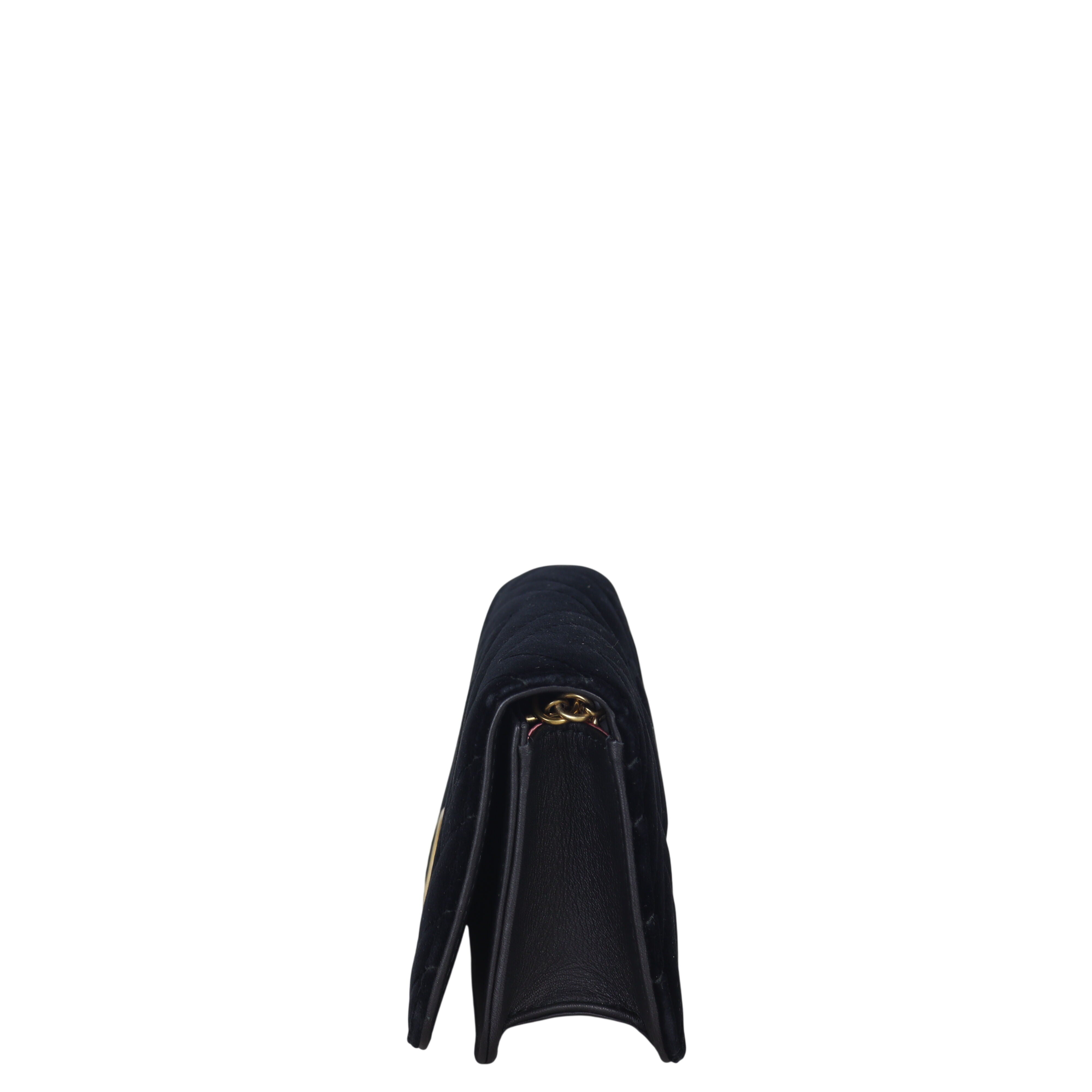 Gucci GG Marmont Velvet Super Mini Shoulder Bag