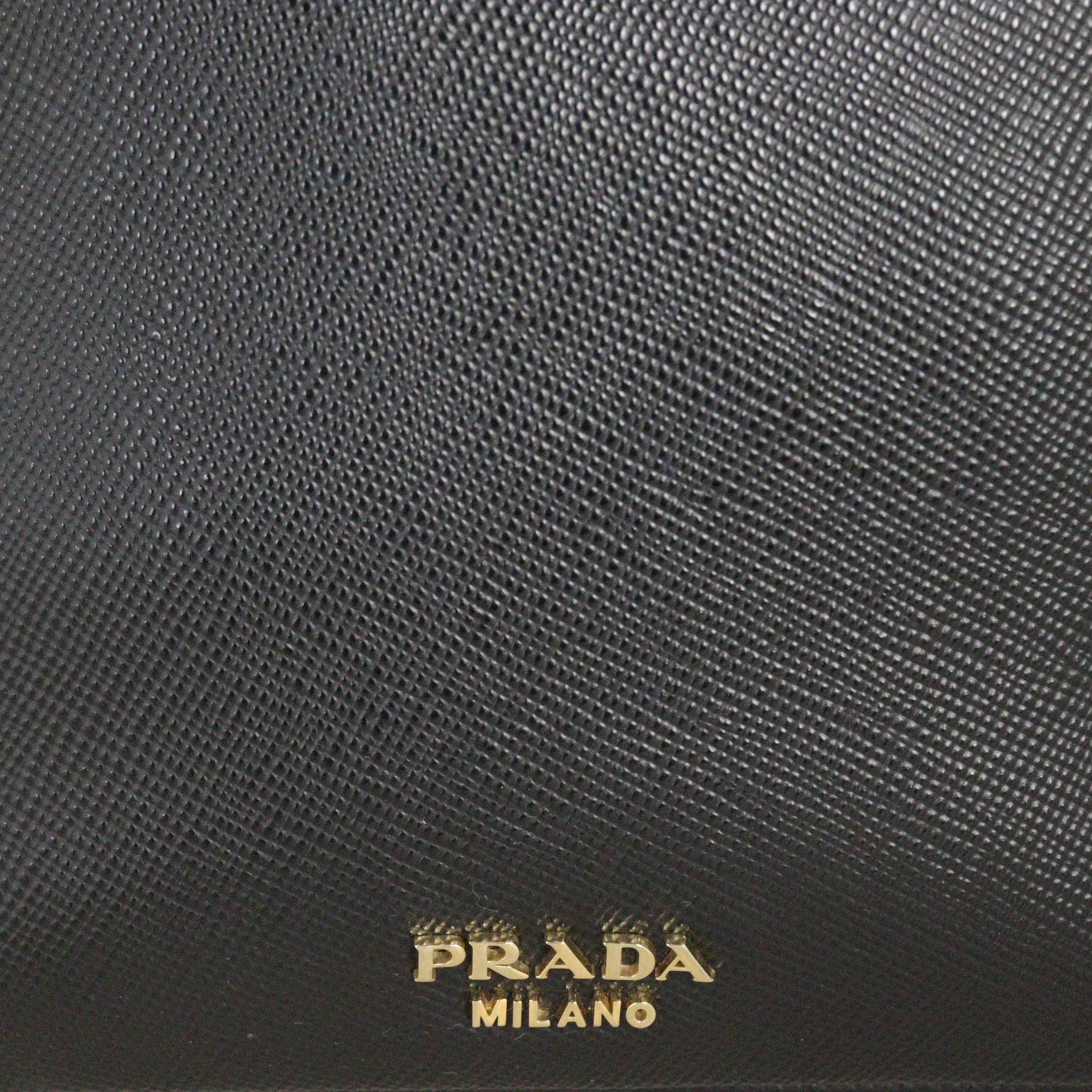 Prada Saffiano Cuir Ingrid Top Handle Bag