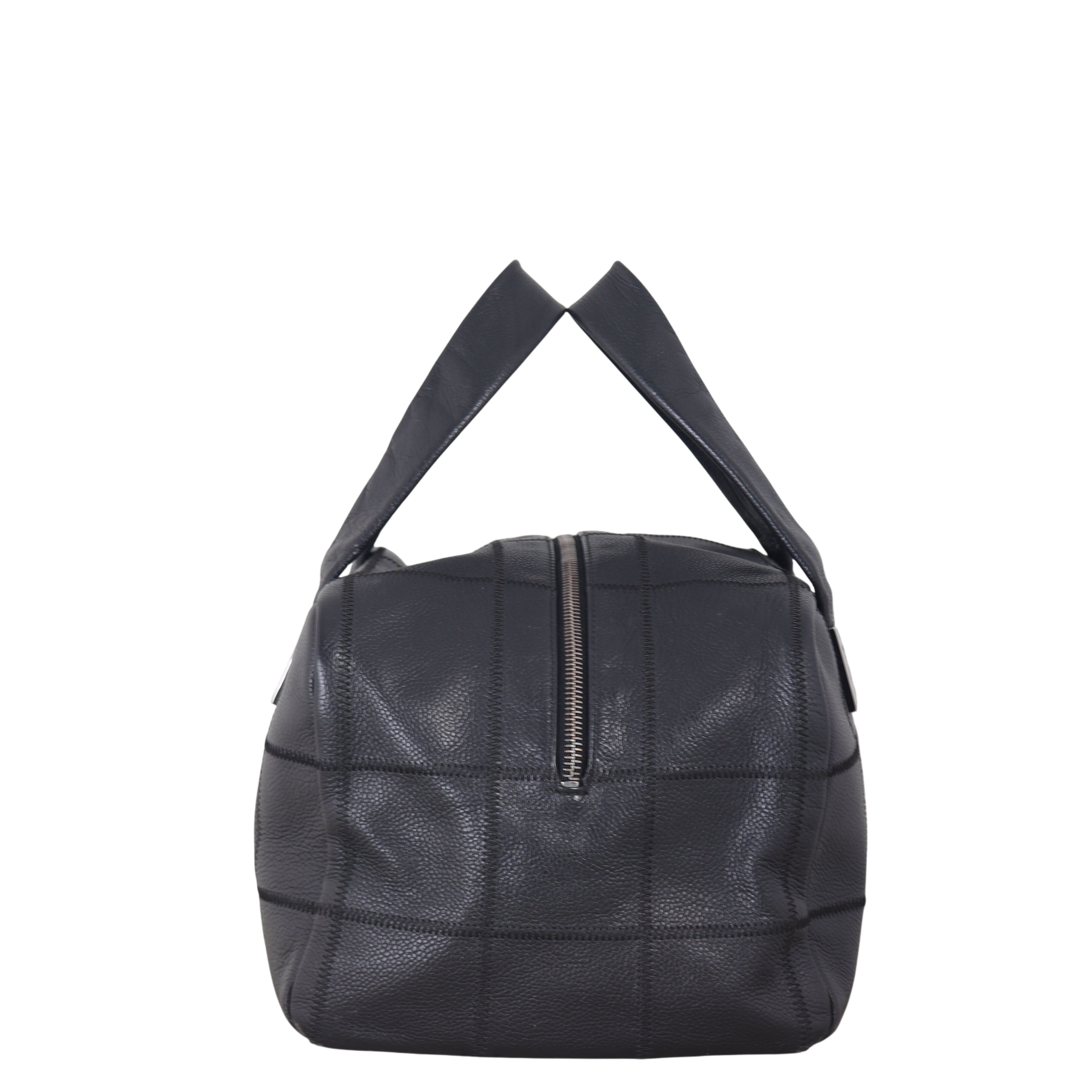 Chanel Square Stitch Bowler Bag Medium