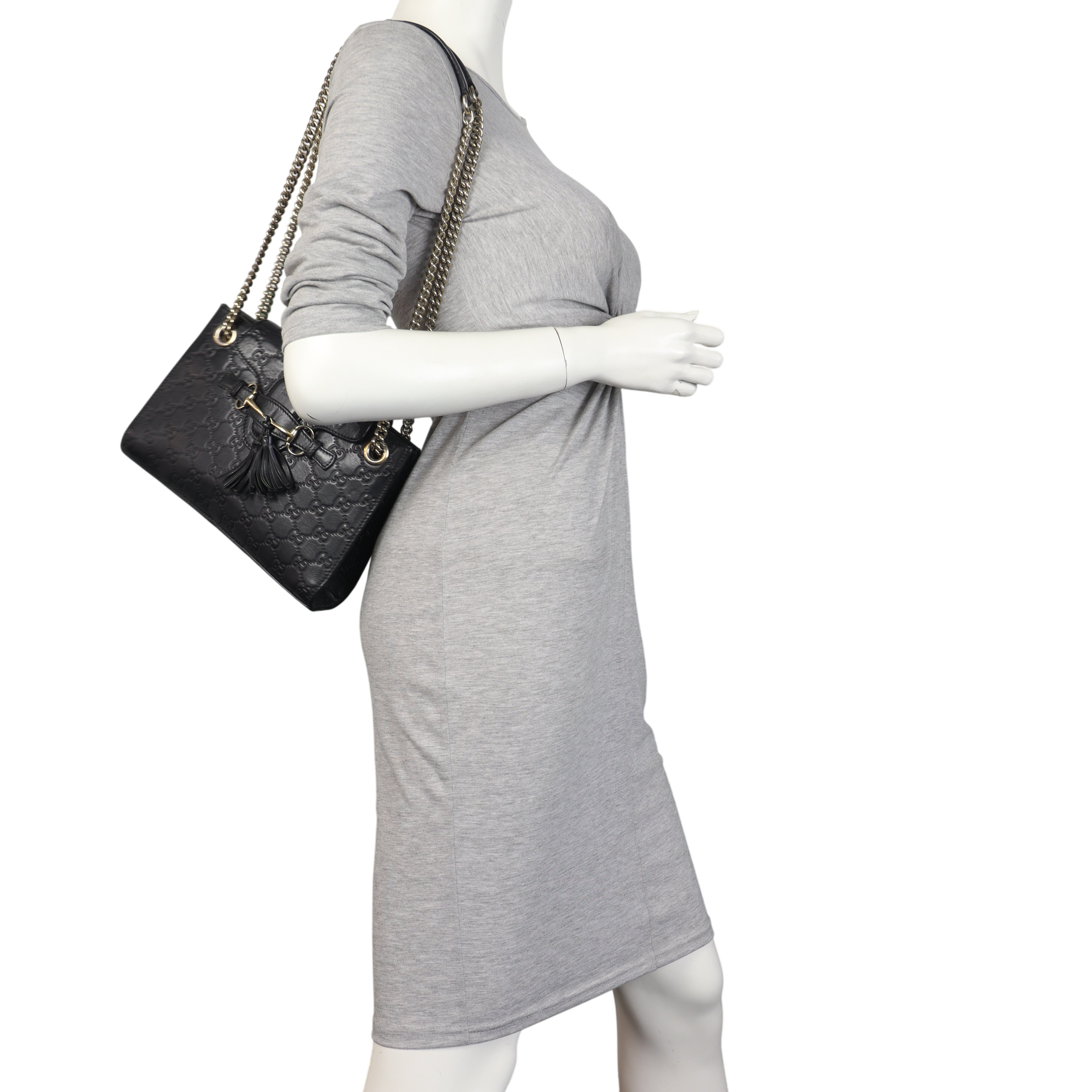 Gucci Emily Guccissima Small Chain Shoulder Bag