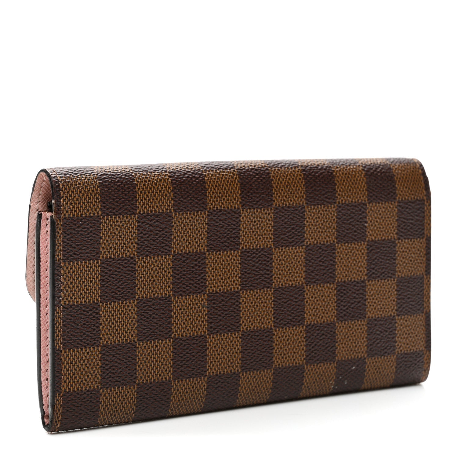 Damier Ebene Emilie Wallet Rose Ballerine