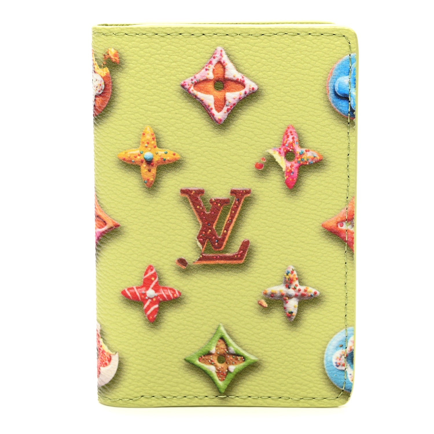 Monogram Donut Pocket Organizer  Pistachio