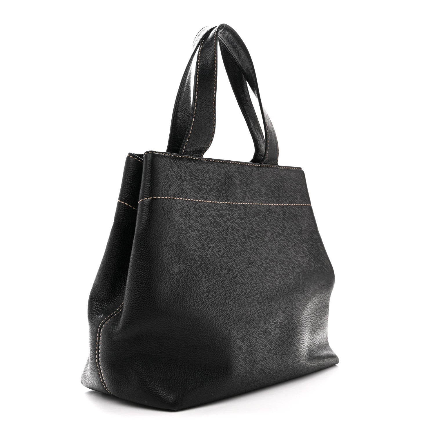 Caviar Shopping Tote Black