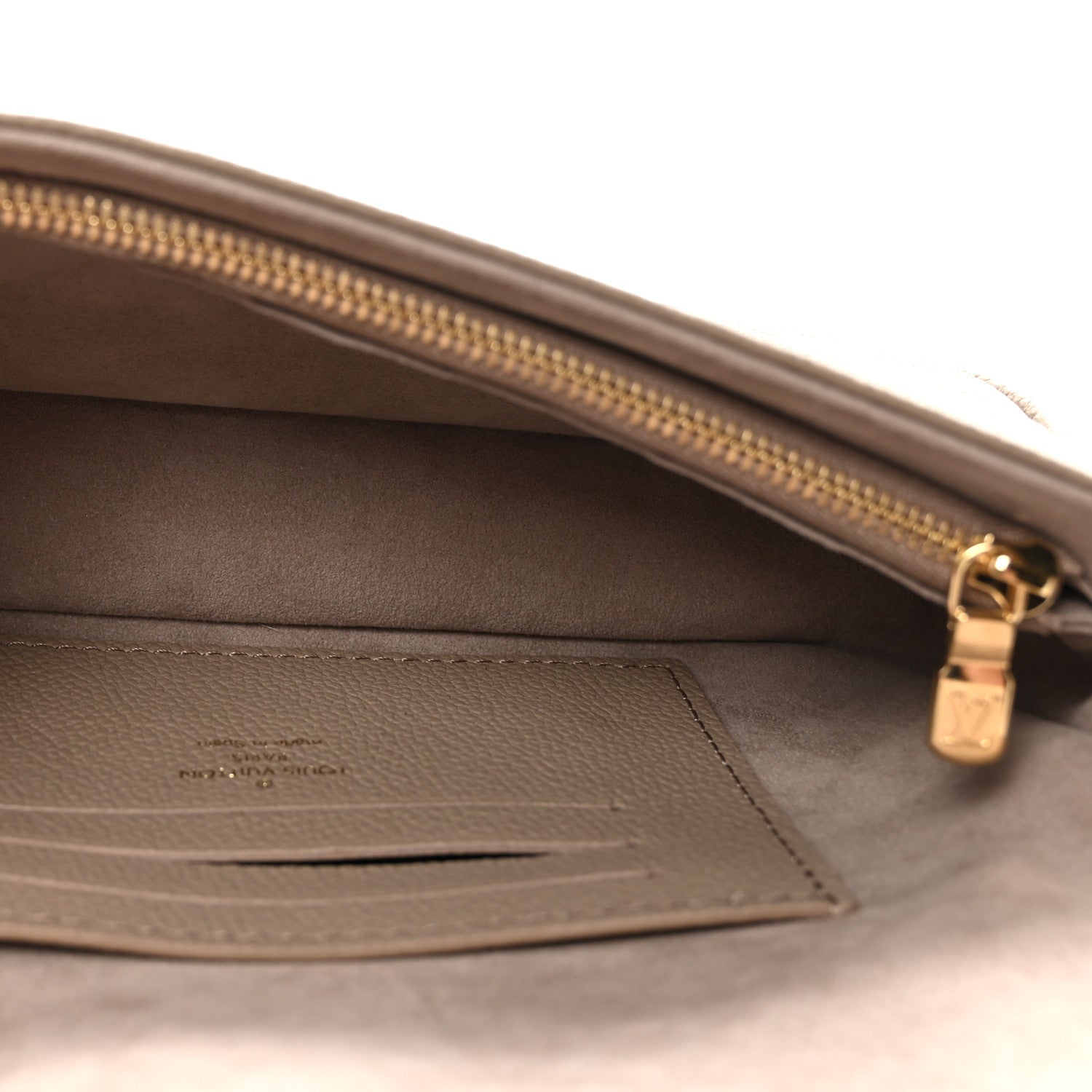 Empreinte Monogram Giant Ivy Wallet On Chain Tourterelle Creme