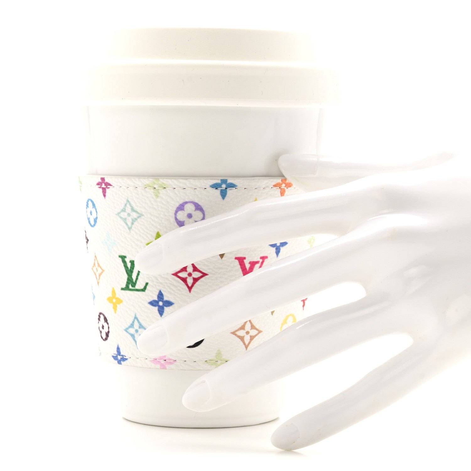 LV X TM Porcelain Monogram Multicolor LV Cup PM