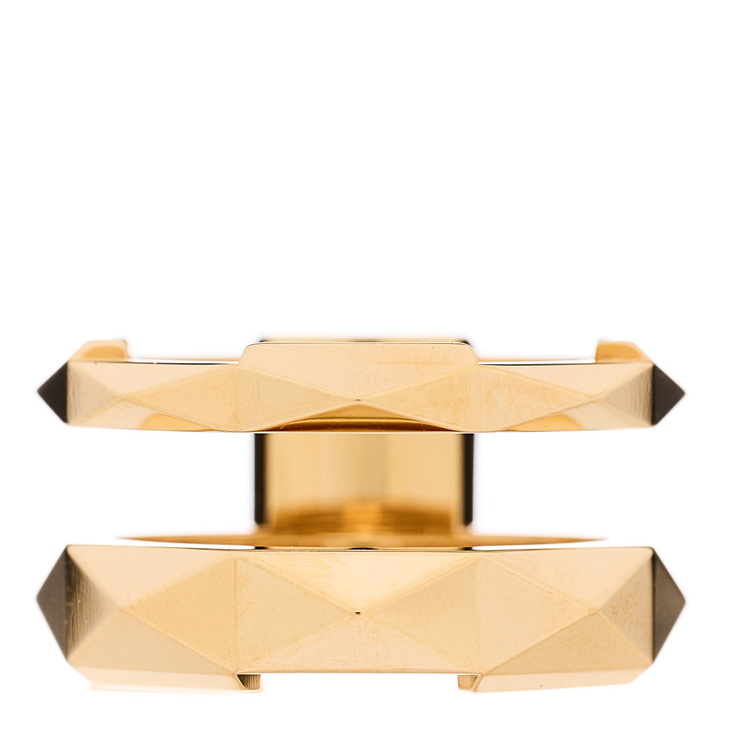 18K Yellow Gold Link to Love Double Ring 57 8