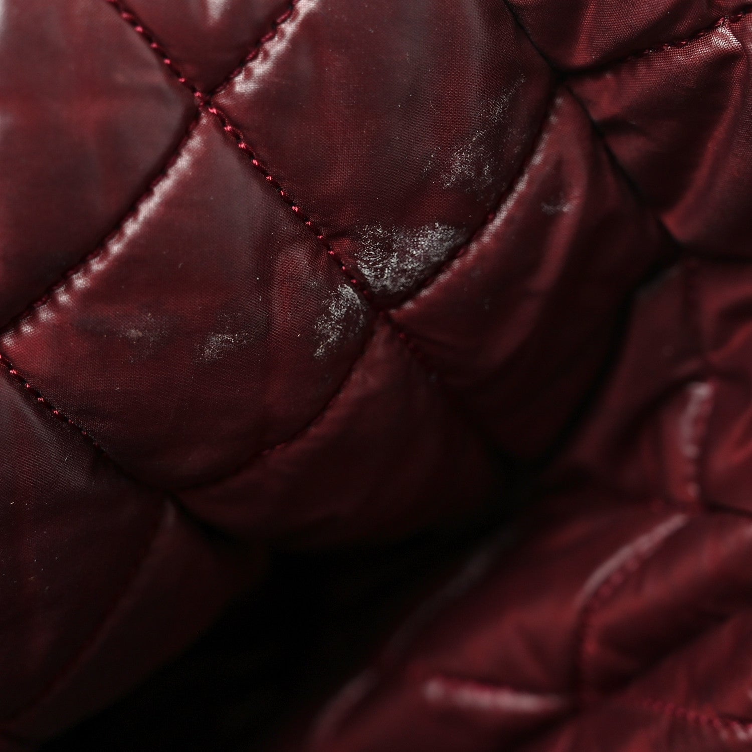 Lambskin Quilted Medium Coco Cocoon Reversible Tote Black
