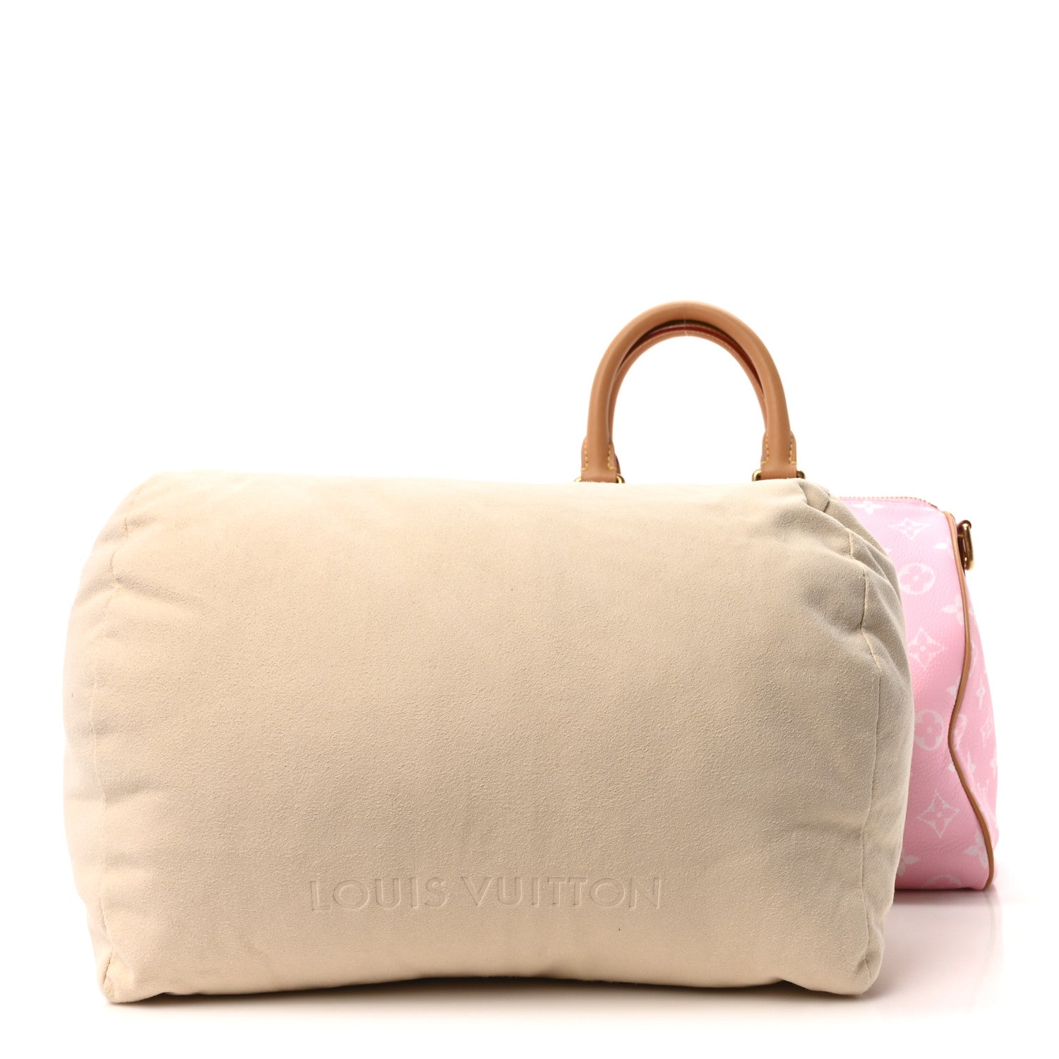 Calfskin Monogram Speedy P9 Bandouliere 30 Candy