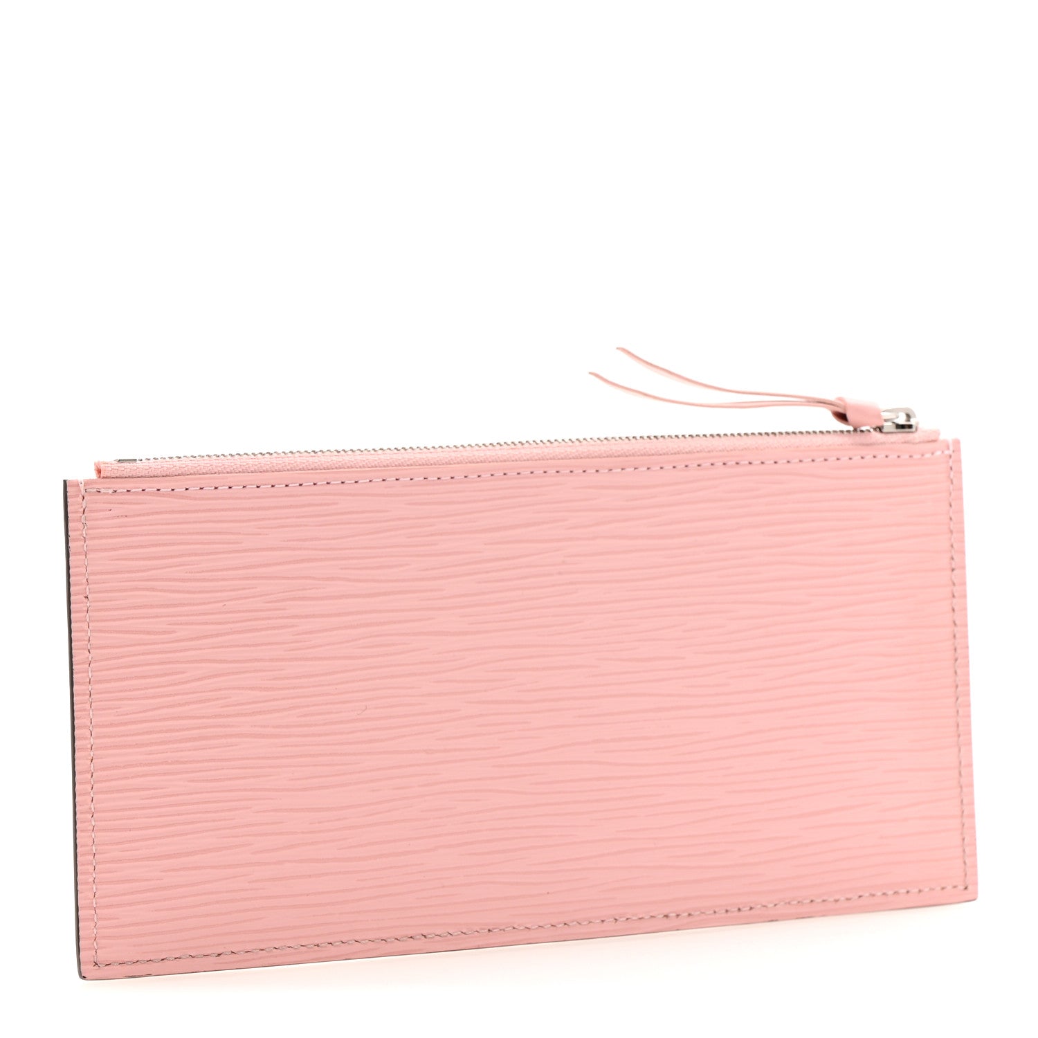 Epi Felicie Chain Wallet Zippered Insert Rose Ballerine