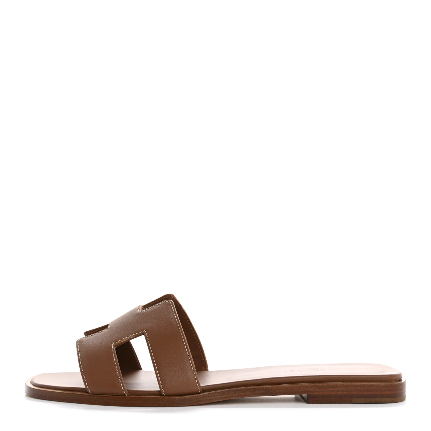 Box Calfskin Oran Sandals 39 Gold