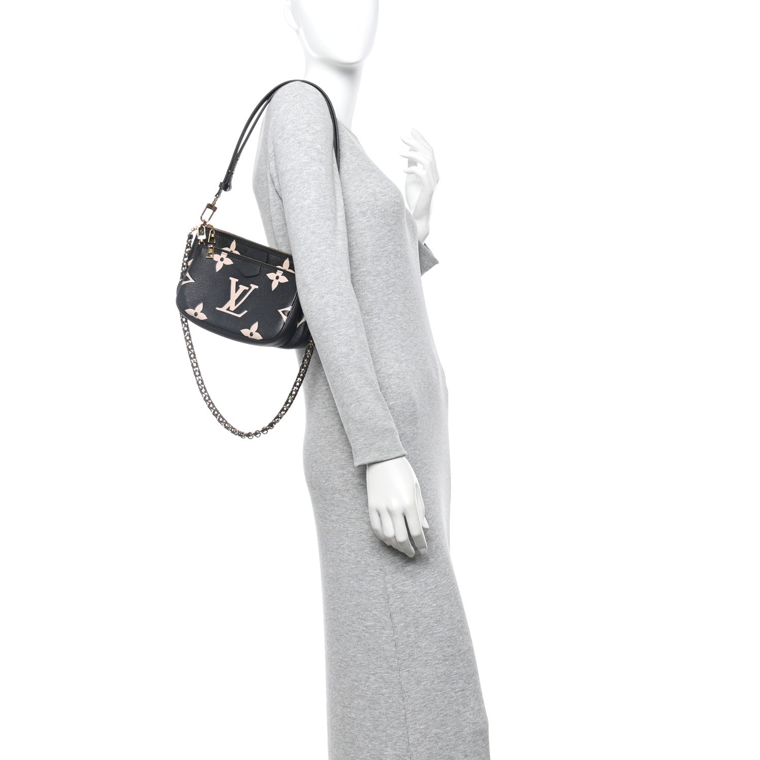 Empreinte Monogram Giant Multi Pochette Accessories Black Beige