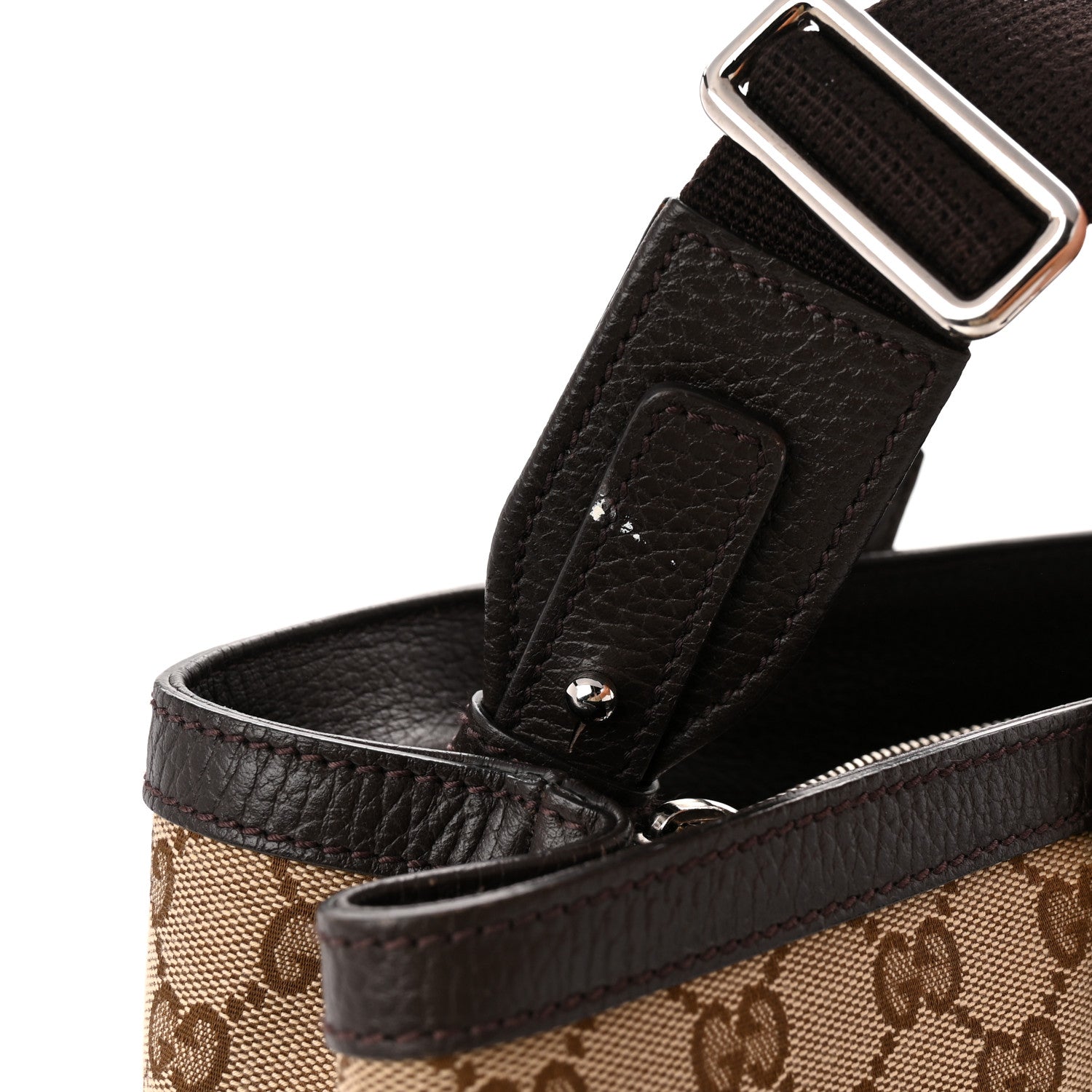 GG Monogram Large Joy Tote Bag Dark Brown
