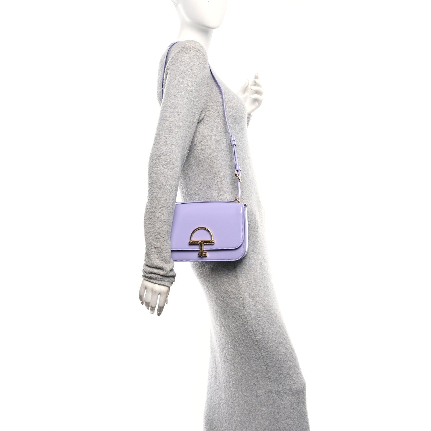 Spice Lux Nappa Siena Small Shoulder Bag Lapis