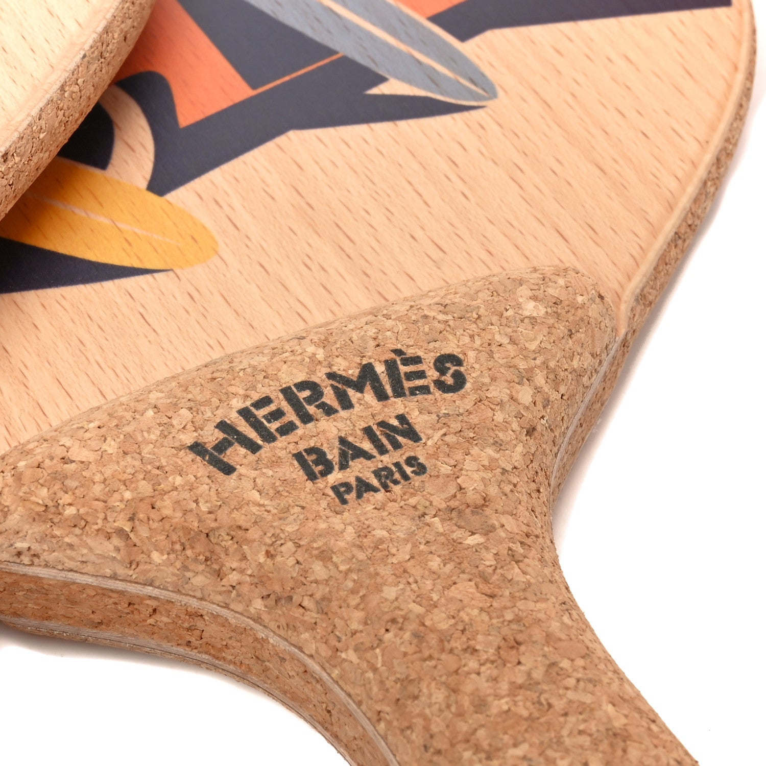 Beechwood Cork Apres La Vague Beach Racket Set Natural Multicolor