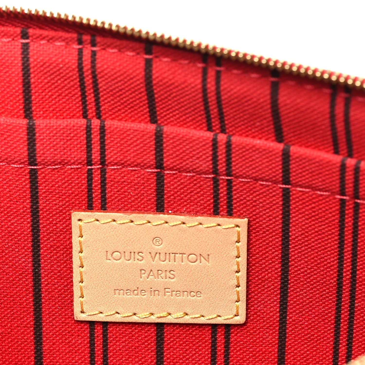 Monogram Neverfull MM GM Pochette Cherry
