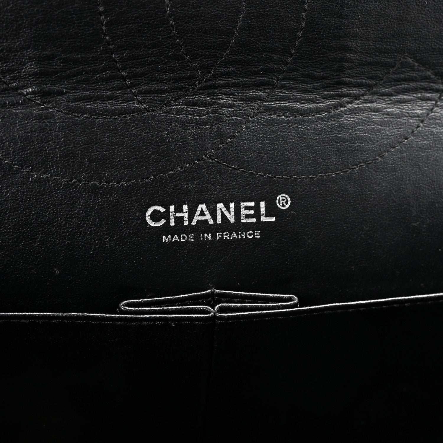 Aged Calfskin Quilted 2.55 Reissue 227 Flap Black