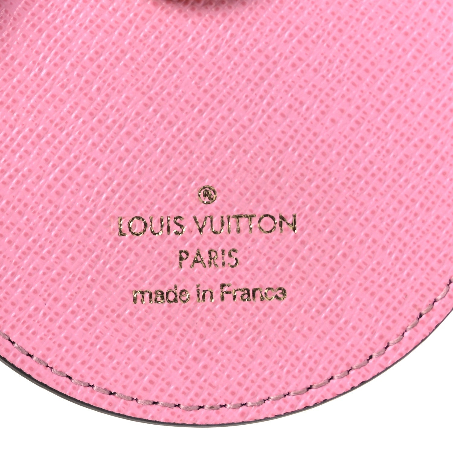 Monogram 2022 Christmas Animation Paris Bag Charm Key Ring Pink