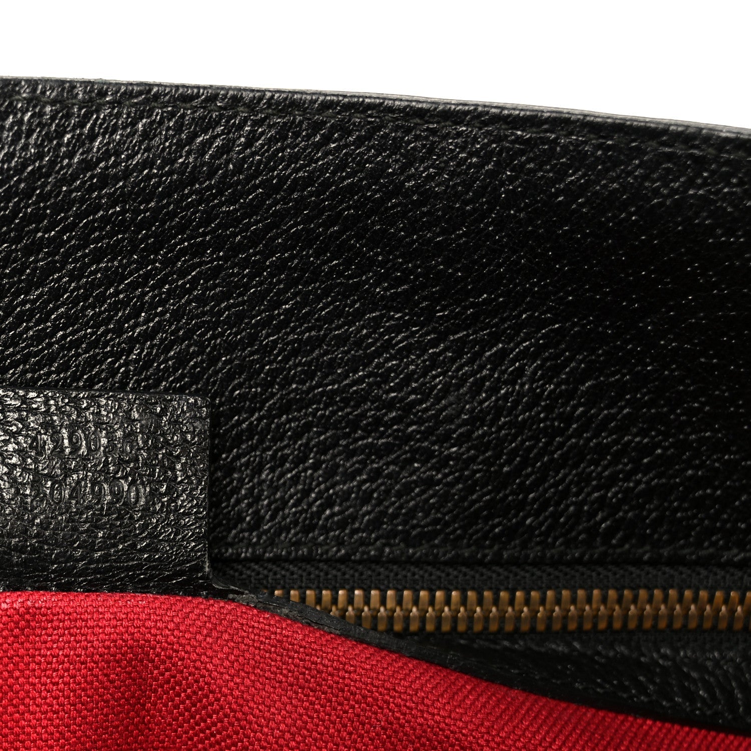 Grained Calfskin Web Top Handle Tote Black