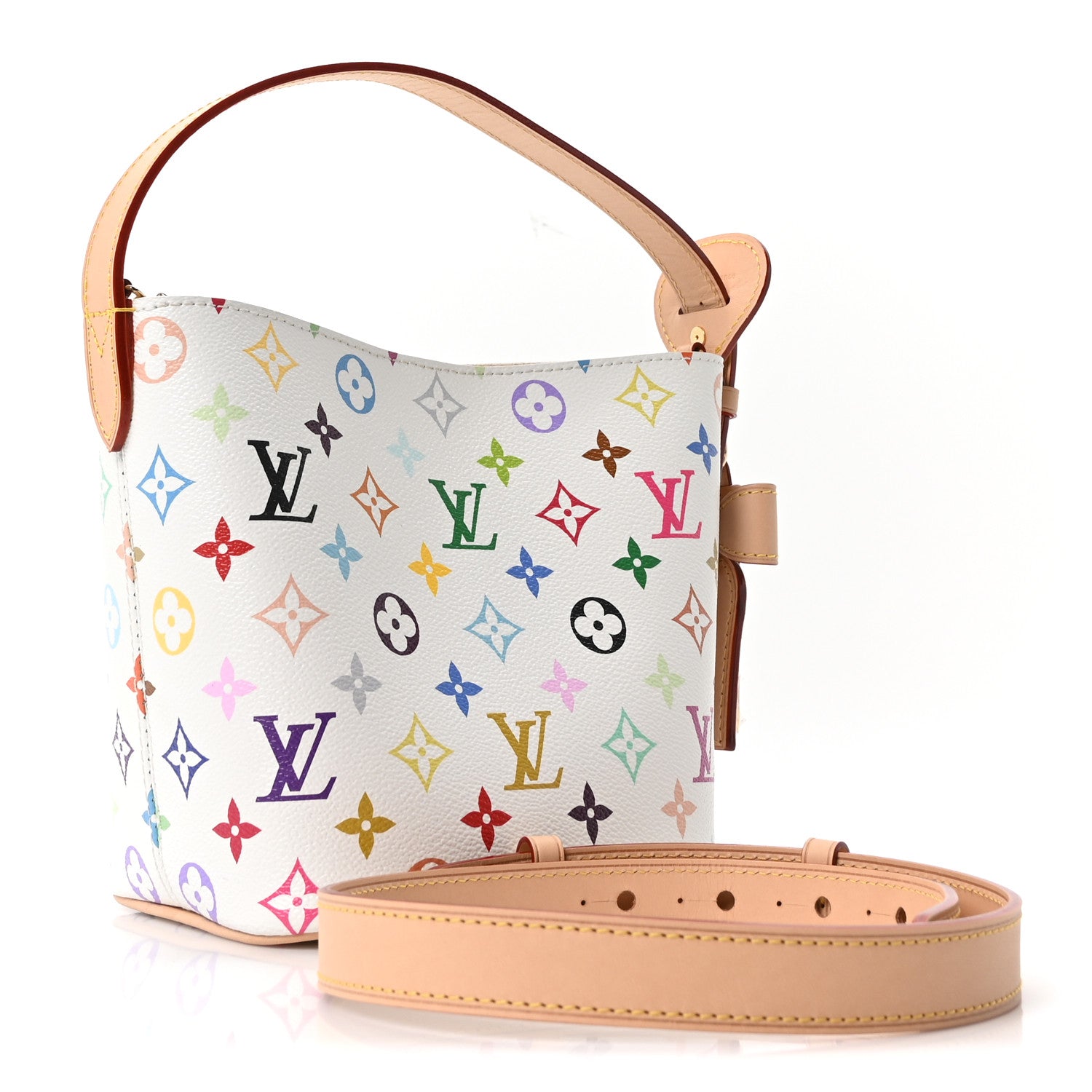 LV X TM Monogram Multicolor All In BB White