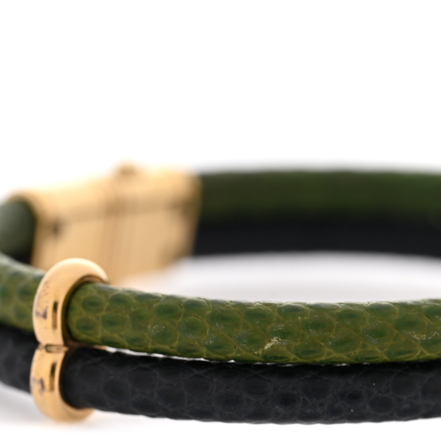 Snakeskin Keep It Twice Bracelet Blue Green