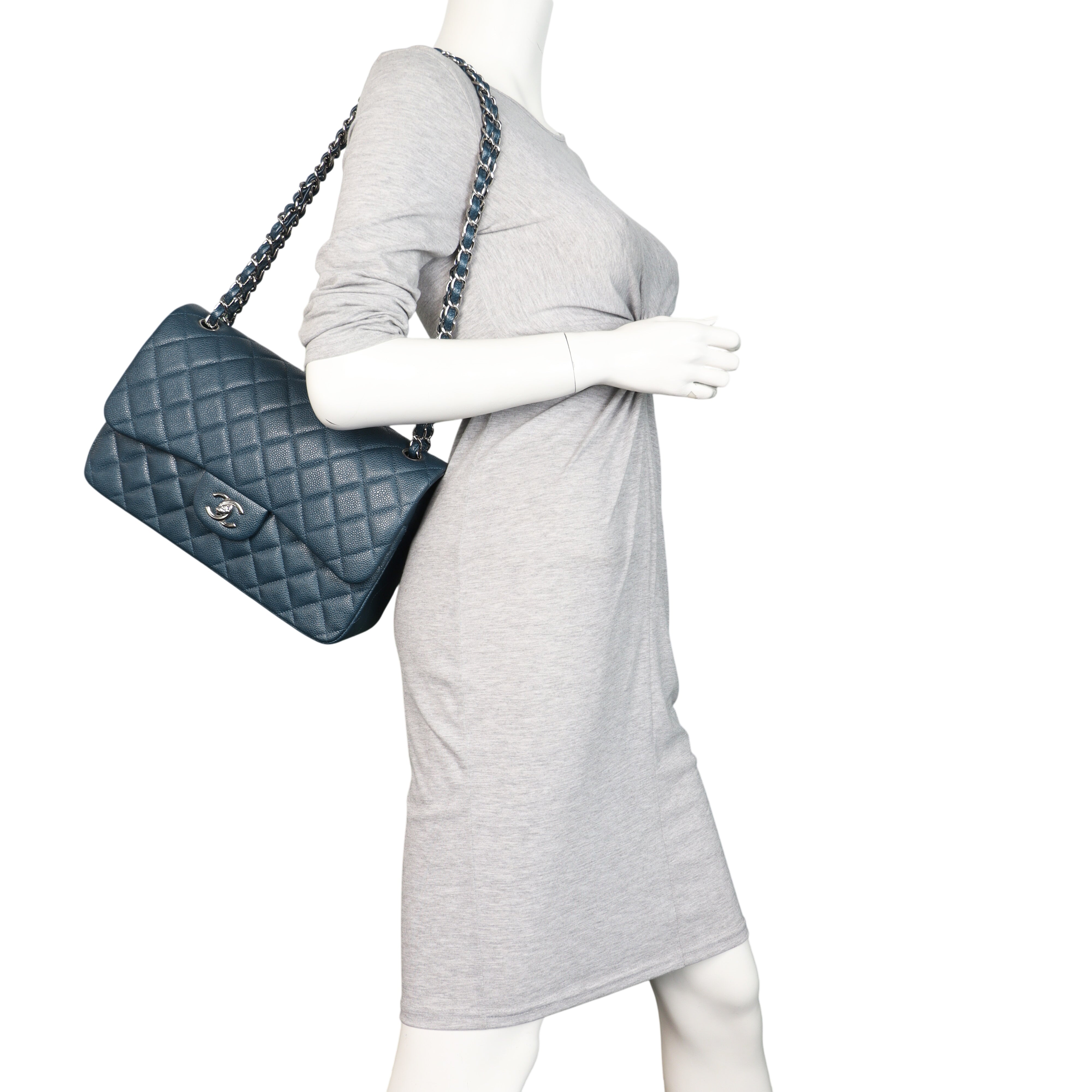 Chanel Classic Double Flap Jumbo Caviar