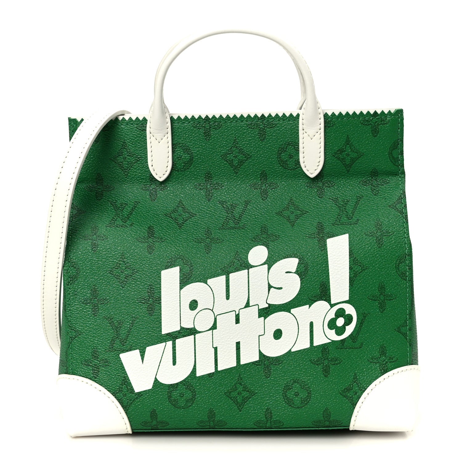 Vintage Monogram Everyday LV Litter Green