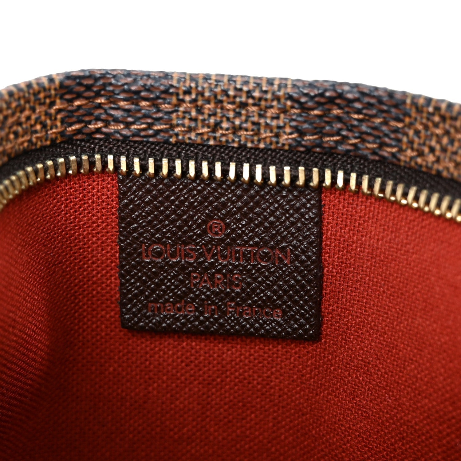 Damier Ebene Trousse Make Up Bag Pochette
