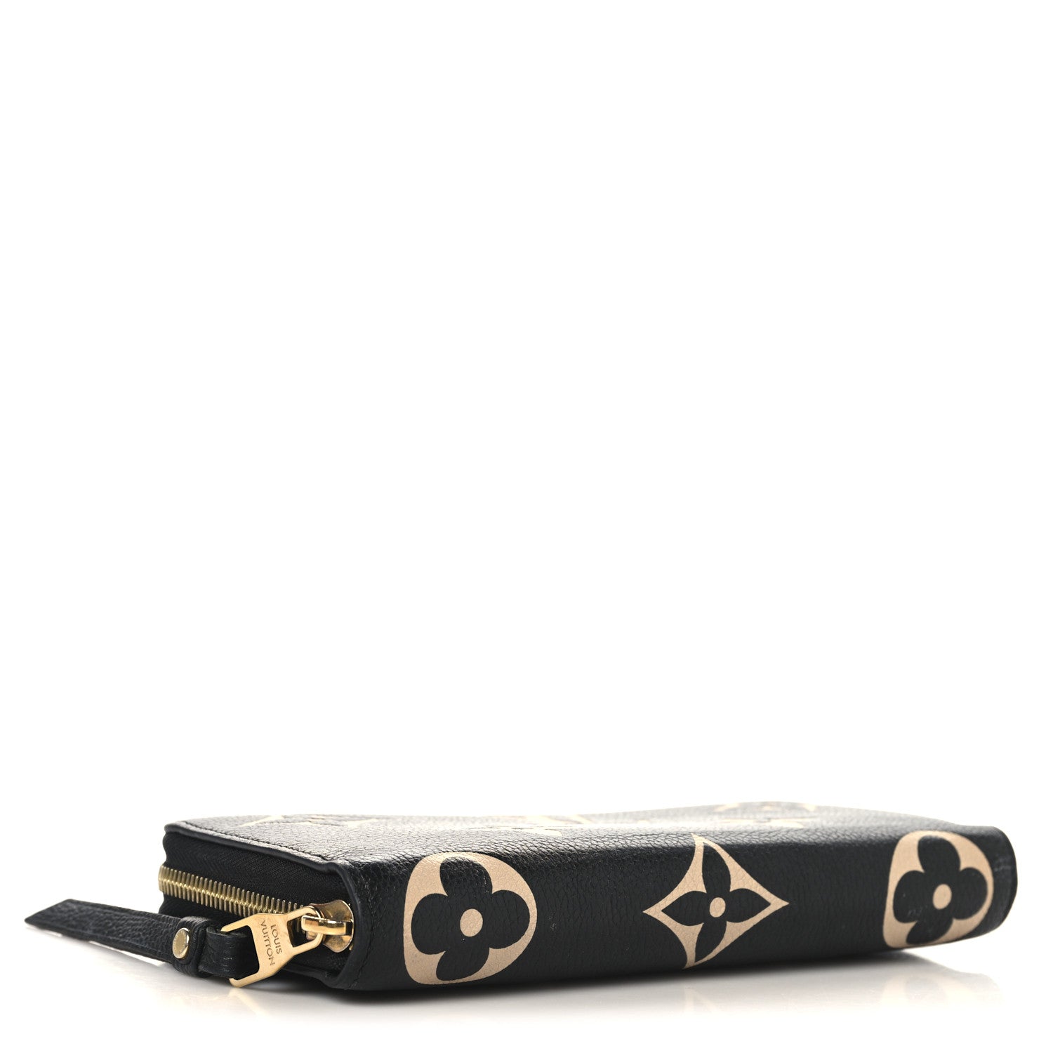 Empreinte Monogram Giant Zippy Wallet Black Beige